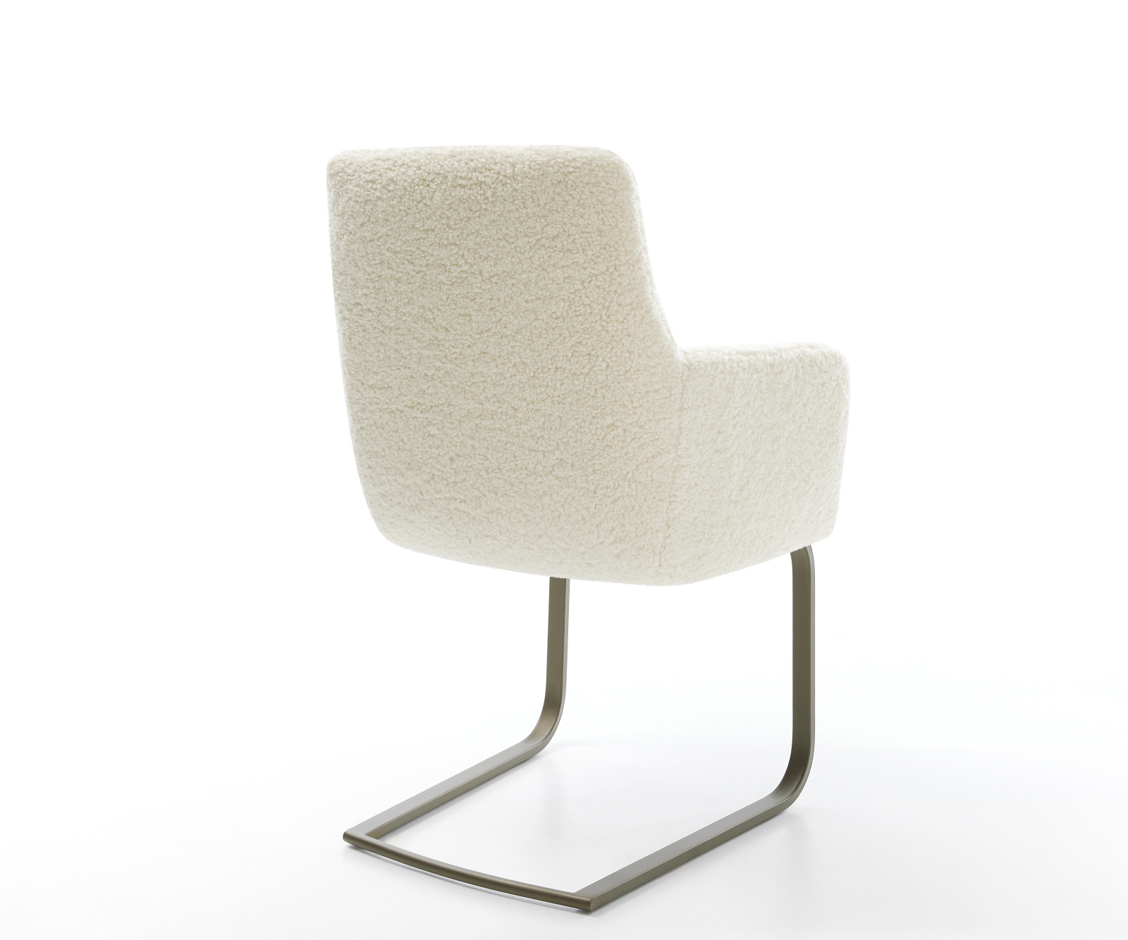 Étkezőszék Heira-Flex karfás mikroszálas bézs étkezőszék lapos titánszínű hatású zsákrugós - Image 5