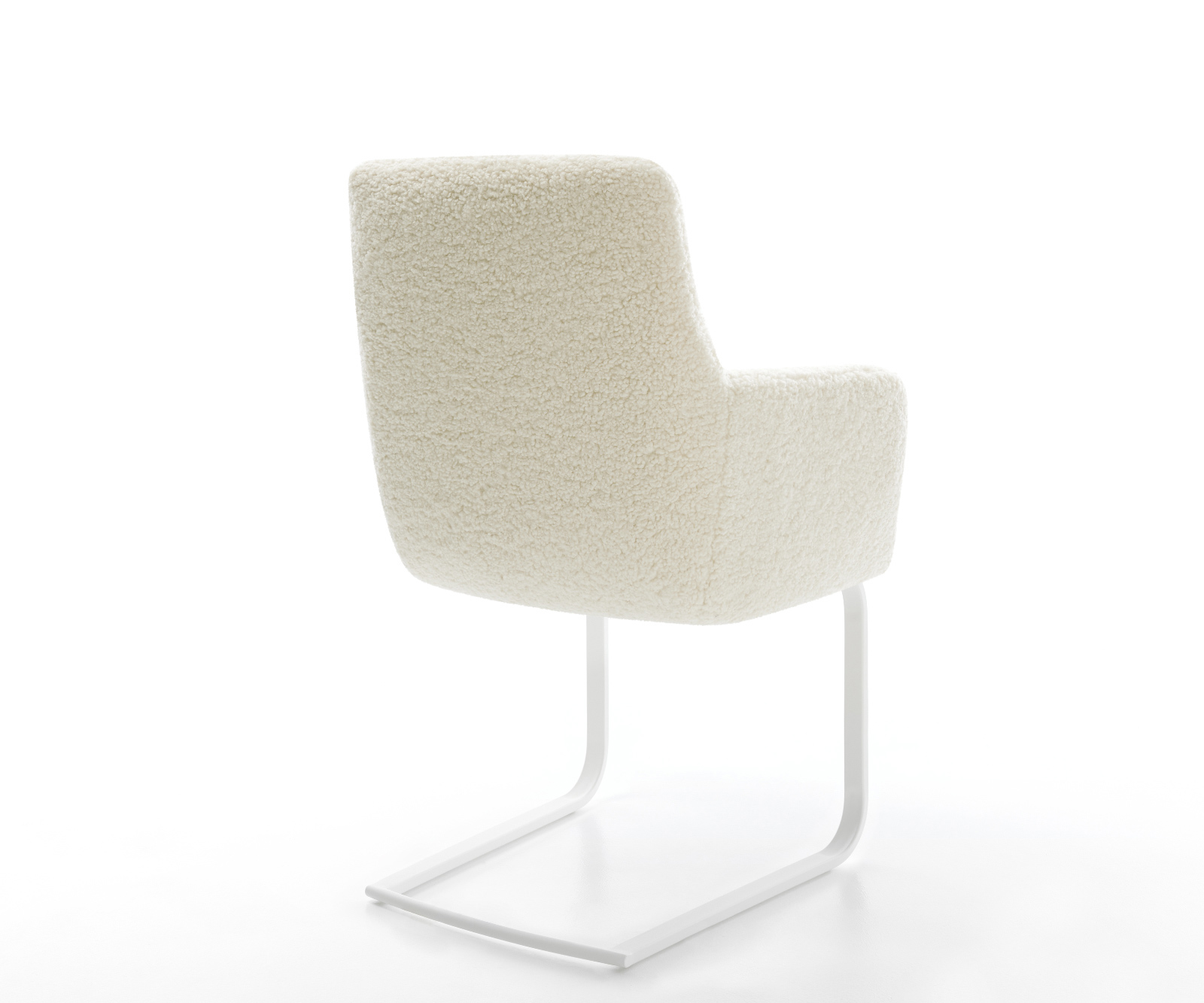 Étkezőszék Heira-Flex karfás mikroszálas bézs étkezőszék lapos fehér zsákrugós - Image 5