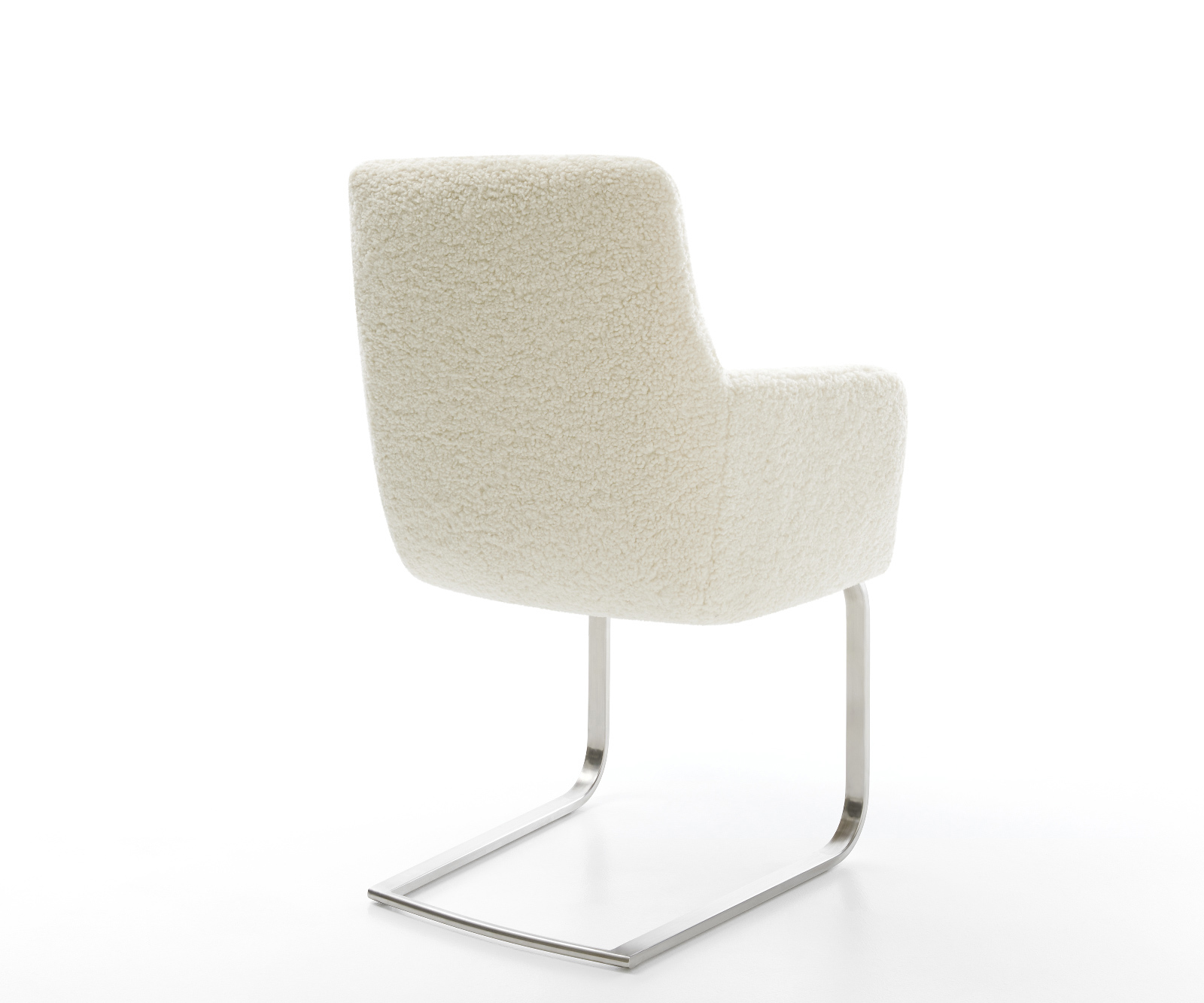 Étkezőszék Heira-Flex karfás mikroszálas bézs étkezőszék lapos rozsdamentes acél zsákrugós - Image 5