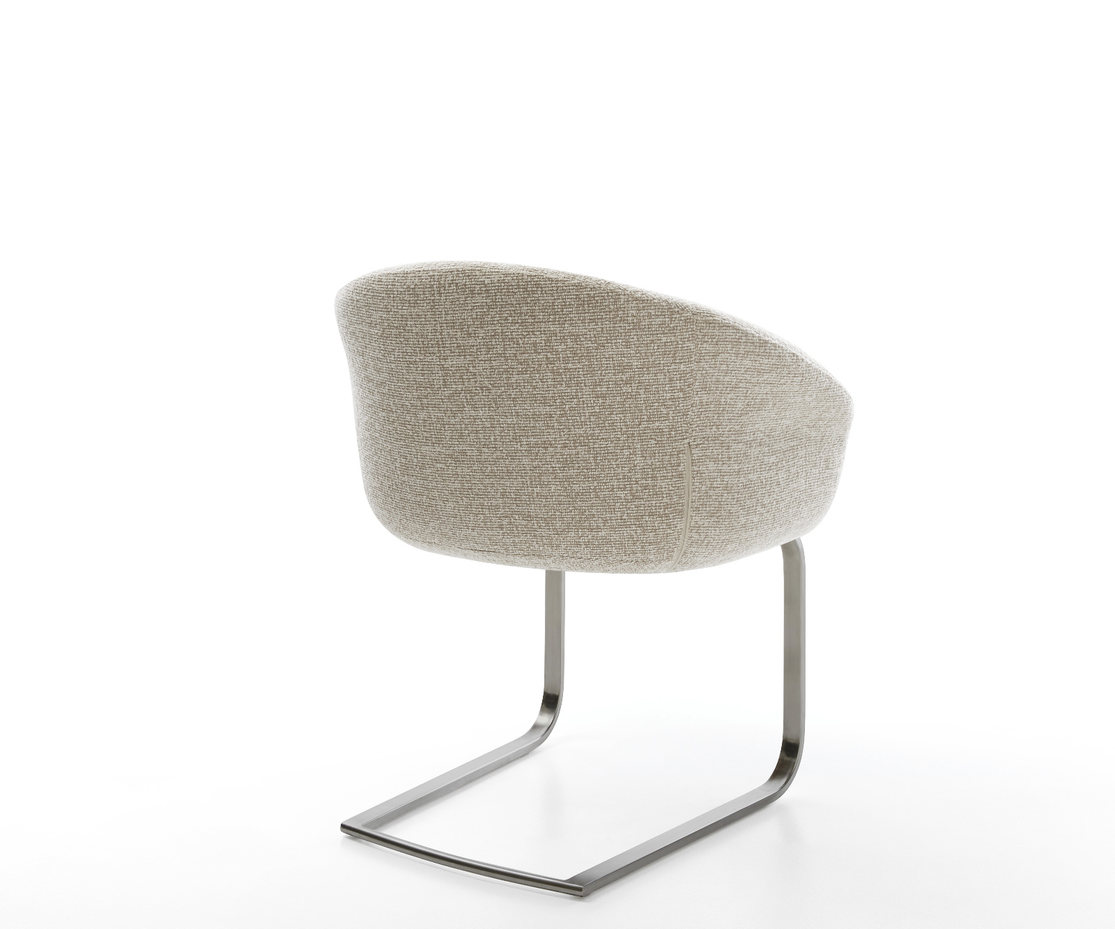 Étkezőszék Vinka-Flex karfás mikroszálas puha bézs étkezőszék lapos antracit zsákrugós - Image 5