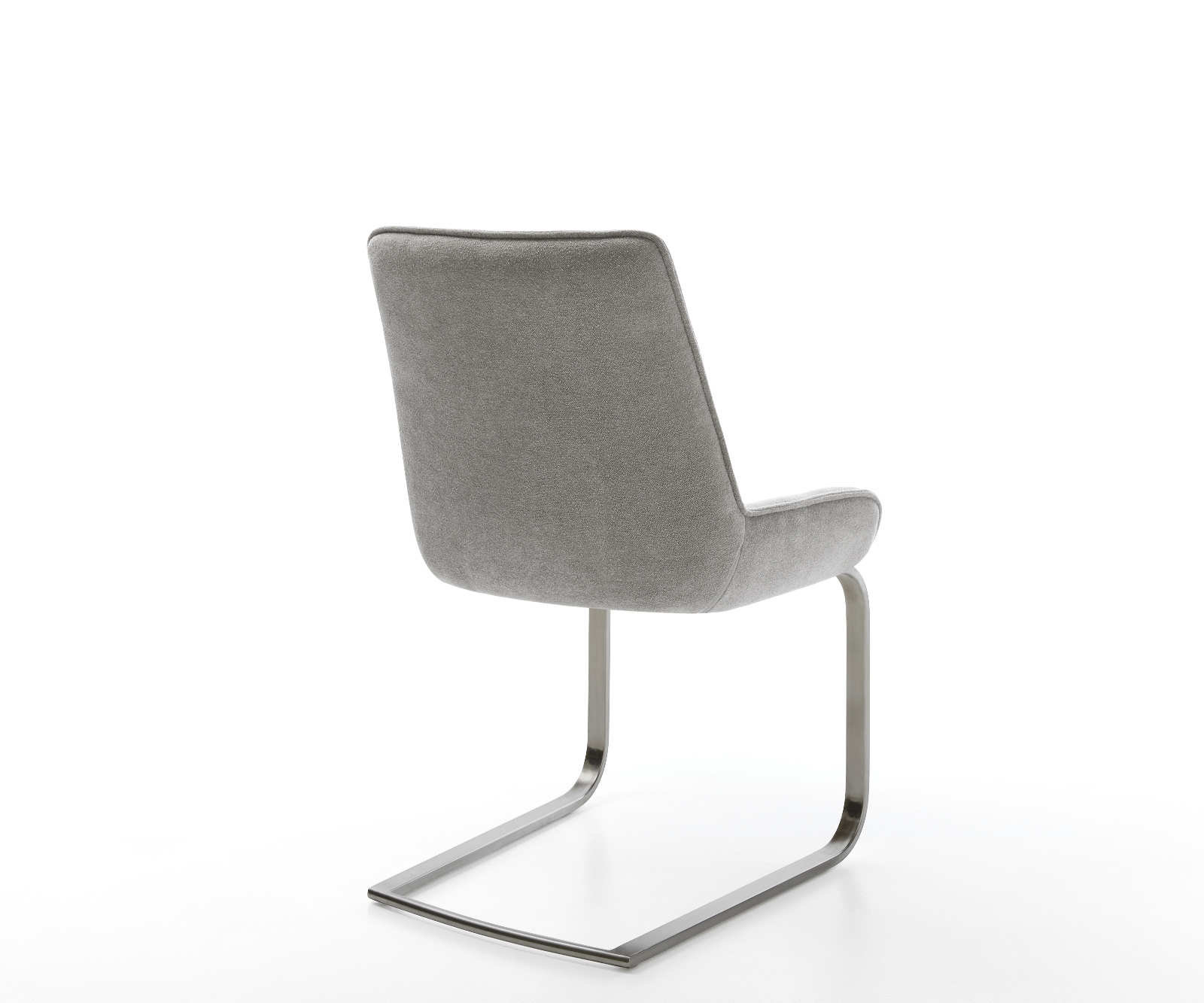 Étkezőszék Taimi-Flex strukturált szövet puha szürke konzolos lapos antracit - Image 5