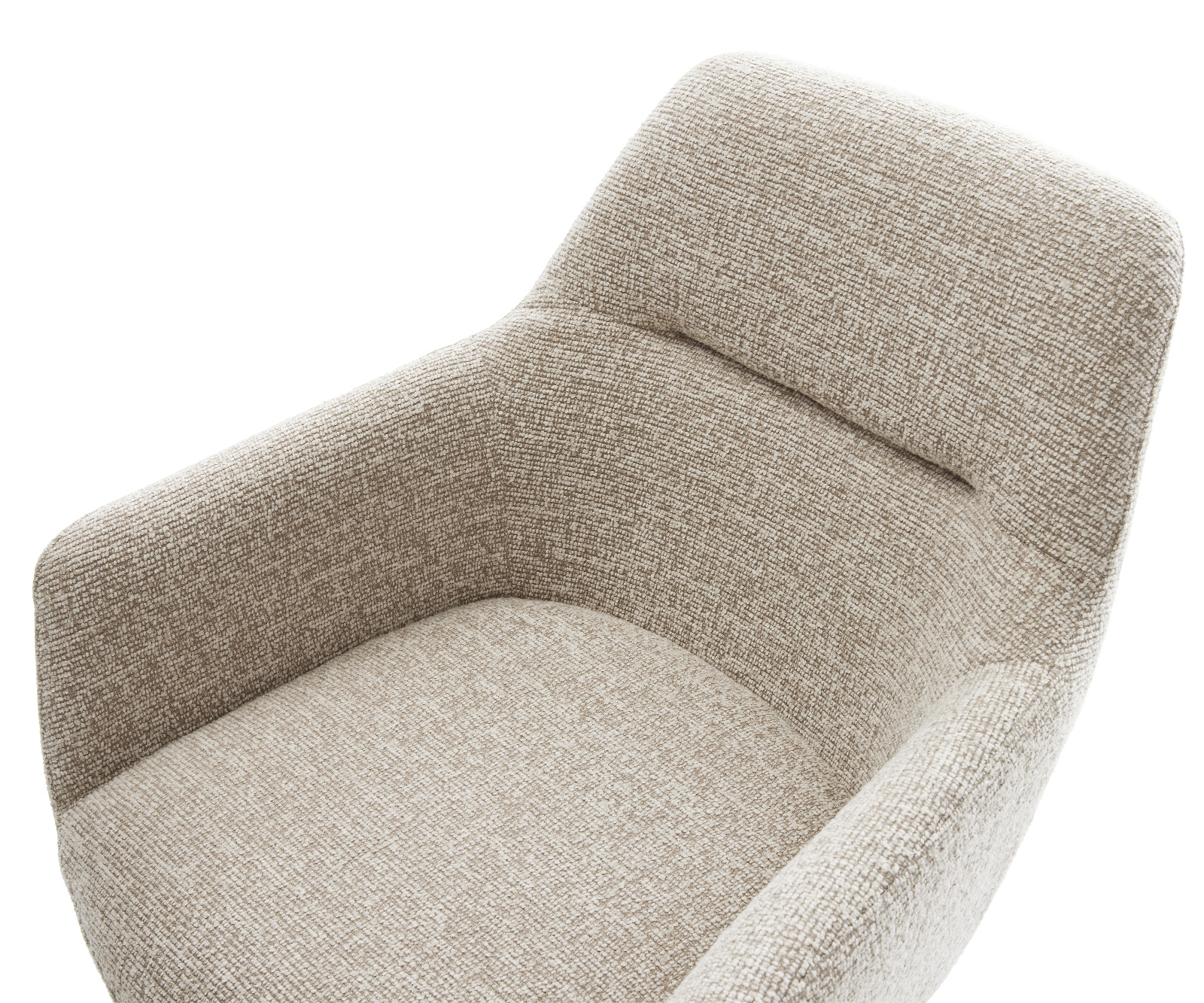 Étkezőszék Pejo-Flex szövött szövet puha bézs konzolos lapos antracit zsákrugós - Image 4