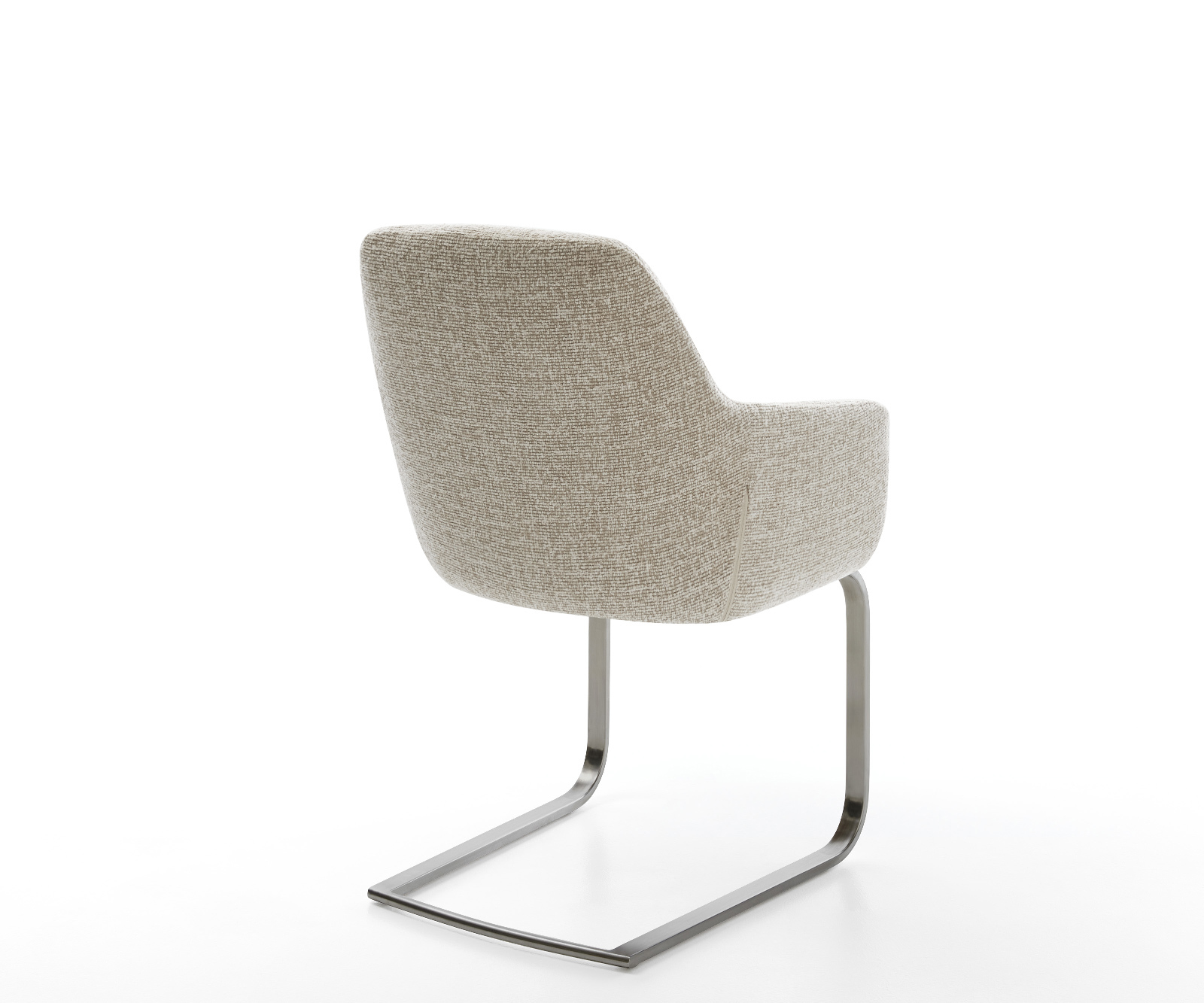 Étkezőszék Pejo-Flex szövött szövet puha bézs konzolos lapos antracit zsákrugós - Image 5