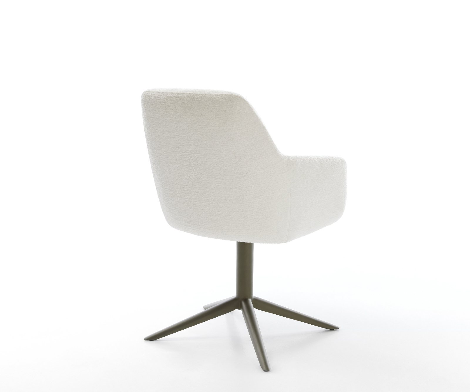 Étkezőszék Pejo-Flex bouclé puha bézs kereszt láb titán színű hatvan fokban forgatható billenő zsákrugó - Image 5