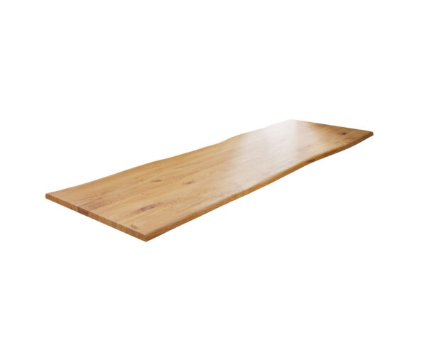 Asztallap Edge 260x100x2,5 tölgy természetes Live-Edge
