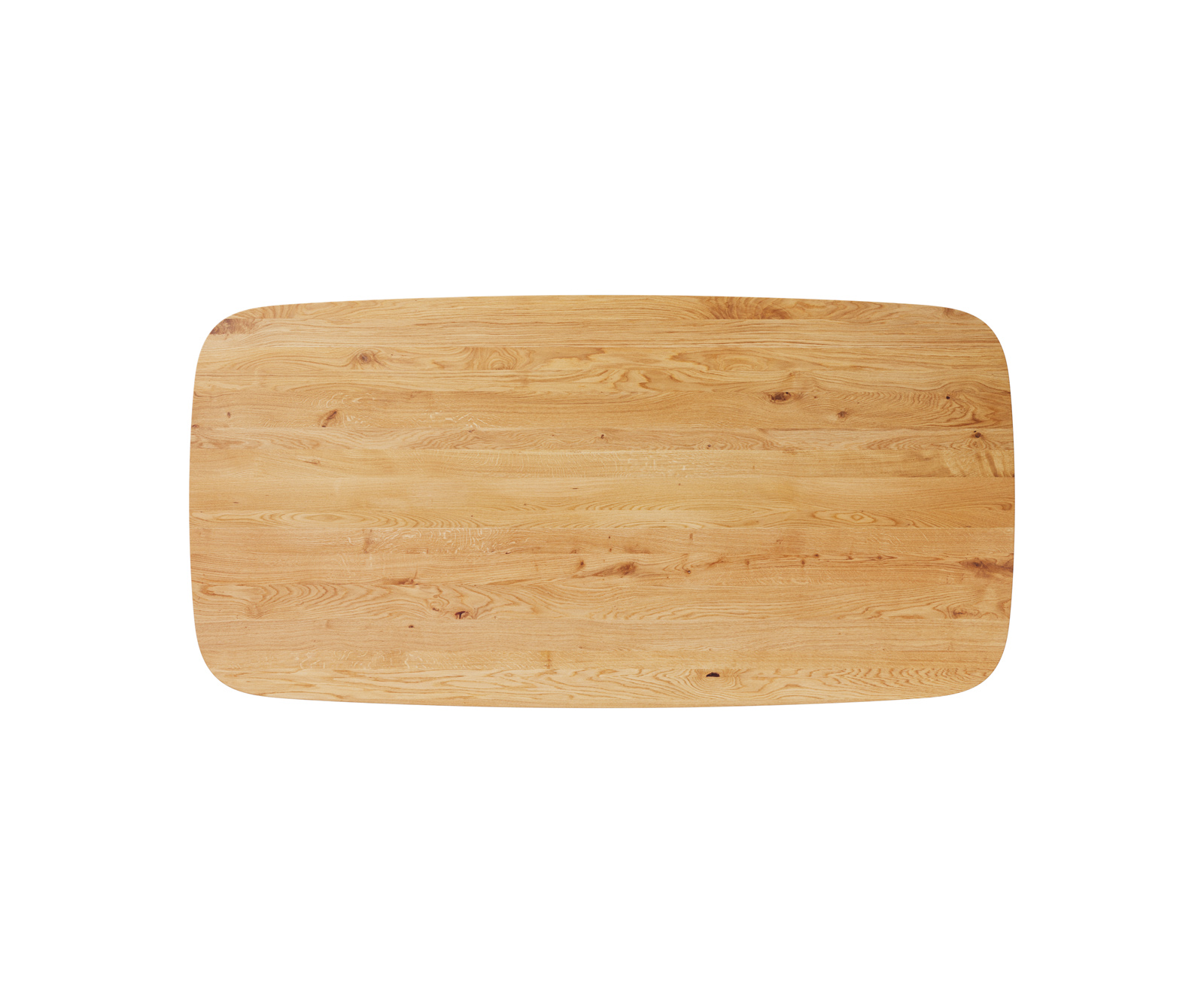 Asztallap Edge hajóformájú 240x120x2,5-3 cm tölgy természetes svájci él - Image 2