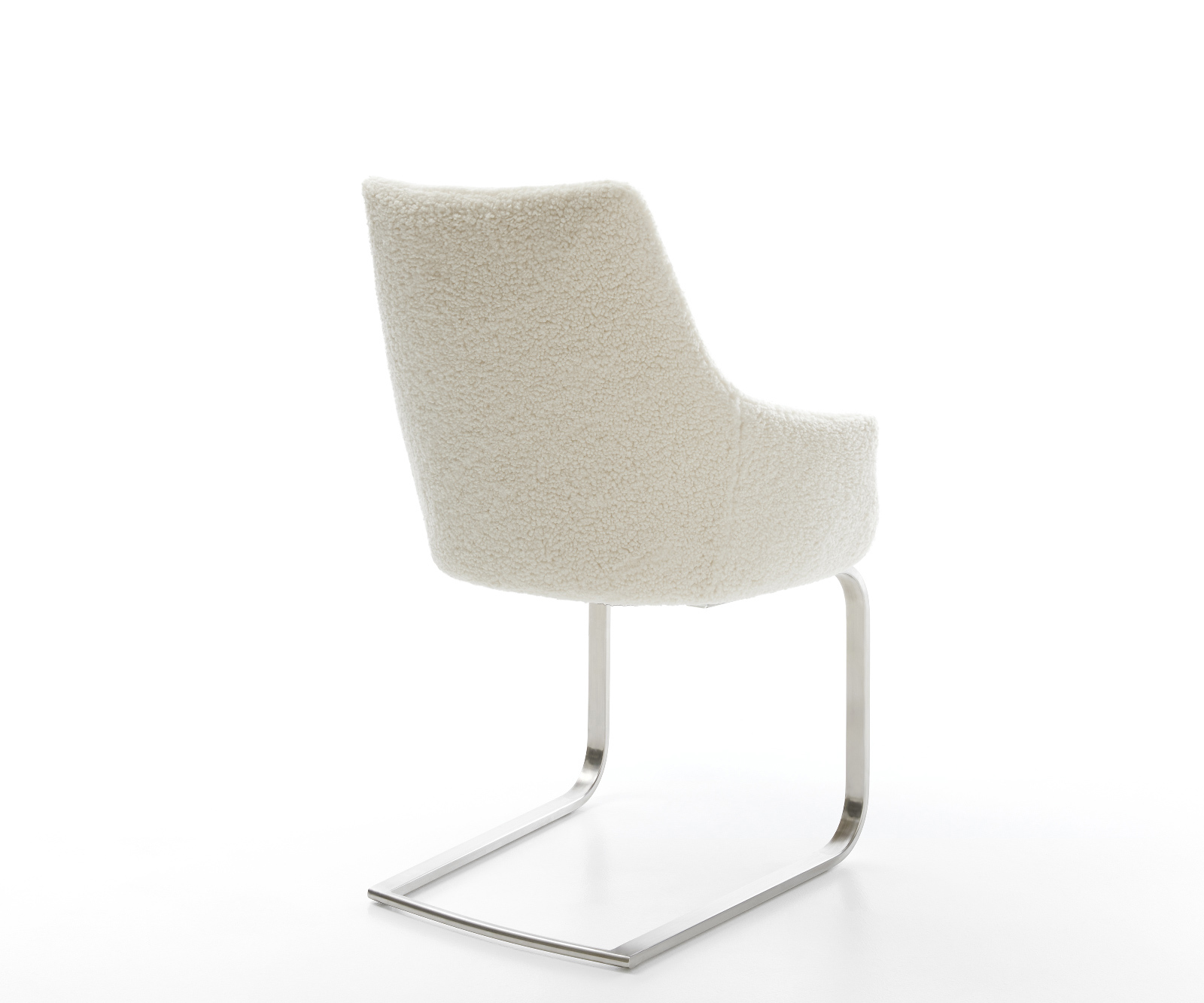 Étkezőszék Alja-Flex karfás mikroszálas bézs étkezőszék lapos rozsdamentes acél zsákrugós - Image 5