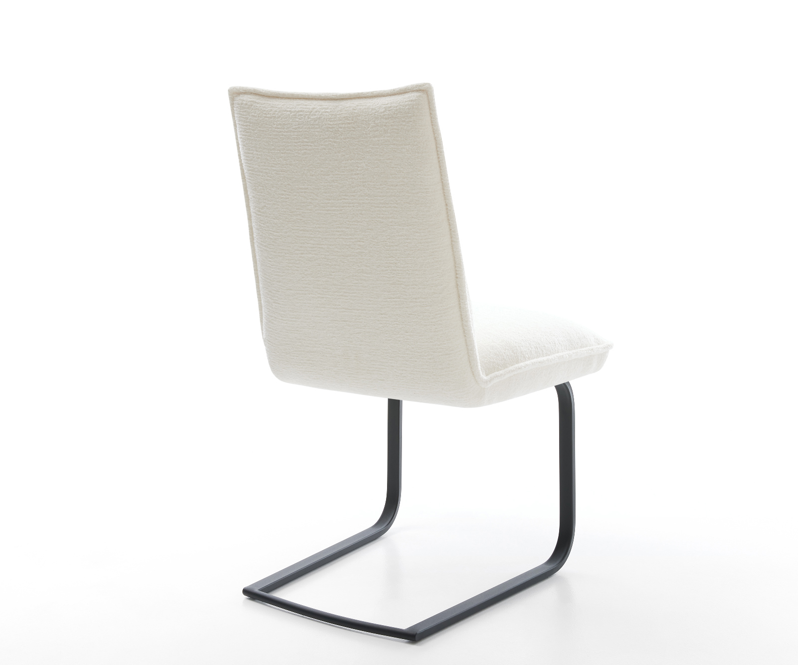 Étkezőszék Lelio-Flex bouclé puha bézs étkezőszék lapos fekete zsákrugós - Image 5