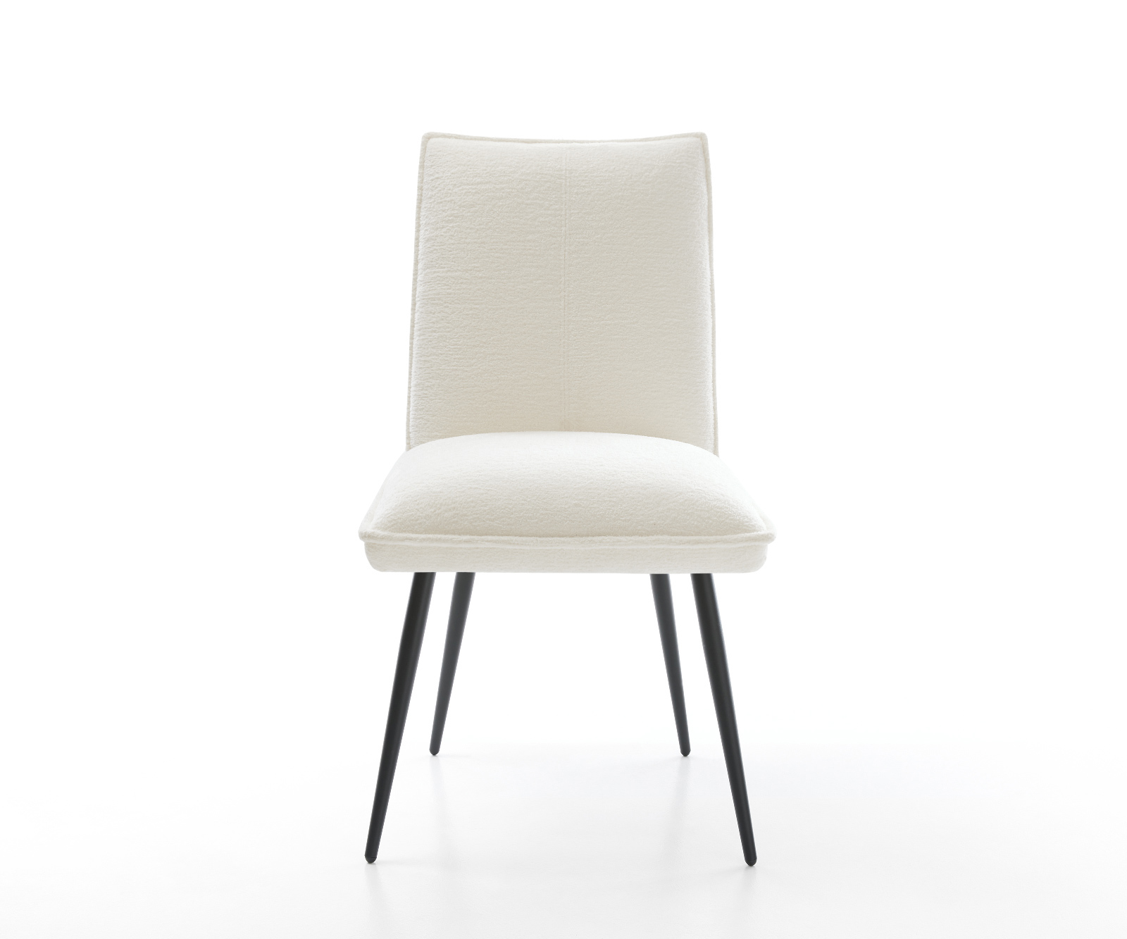 Étkezőszék Lelio-Flex bouclé puha bézs 4 láb kúpos fekete zsákrugó - Image 2