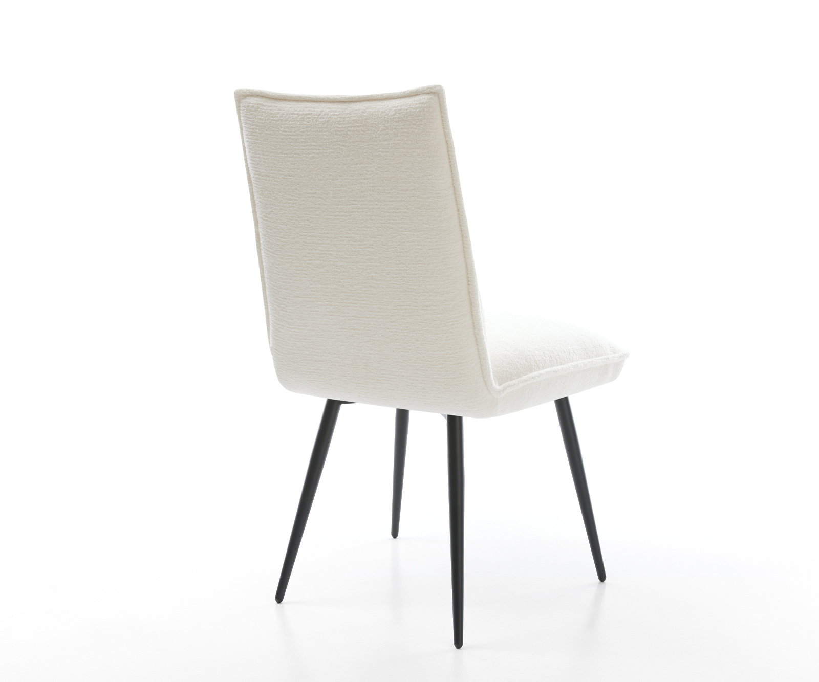 Étkezőszék Lelio-Flex bouclé puha bézs 4 láb kúpos fekete zsákrugó - Image 5