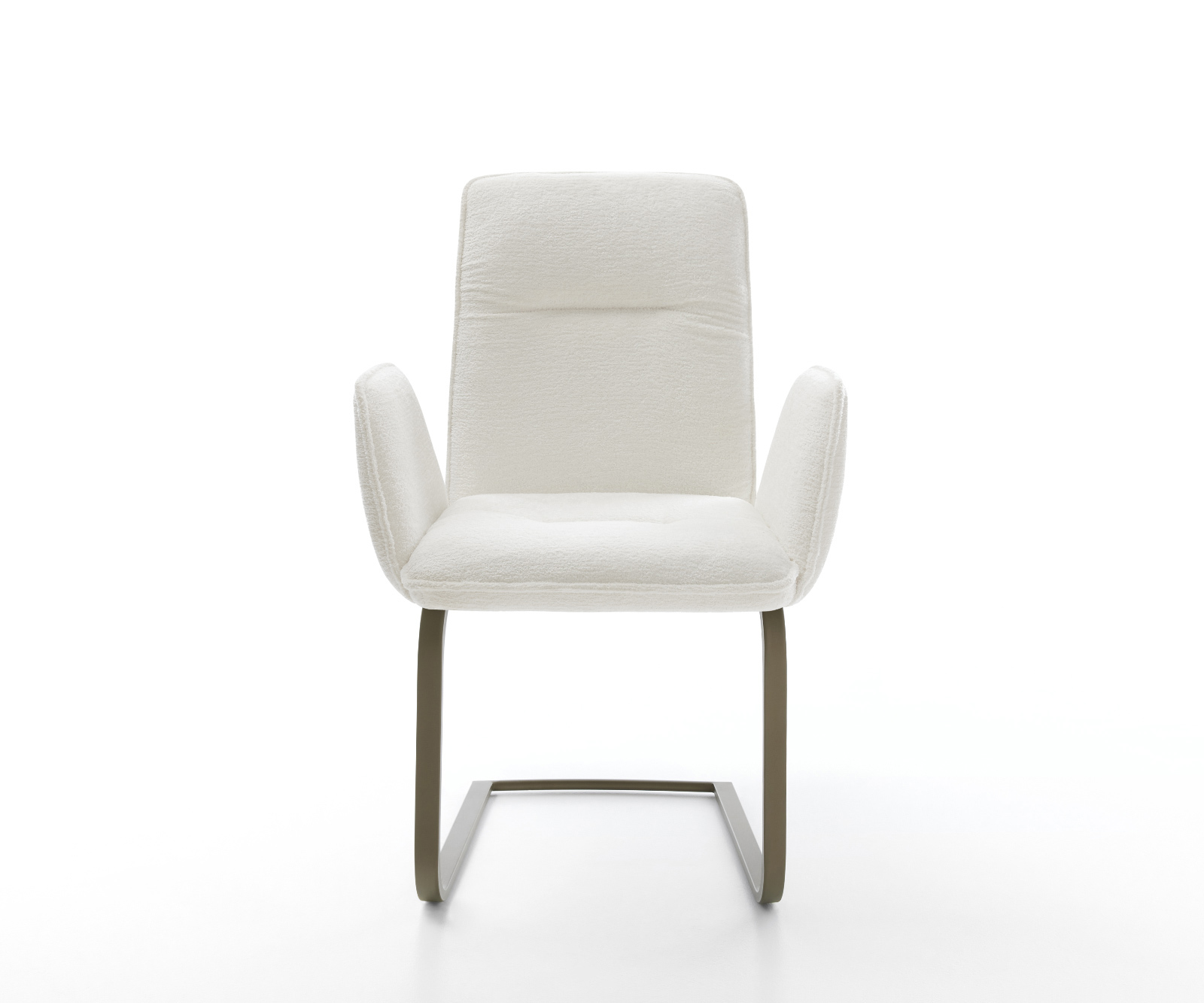 Étkezőszék Vinja-Flex bouclé puha bézs étkezőszék lapos titán színű hatású - Image 2