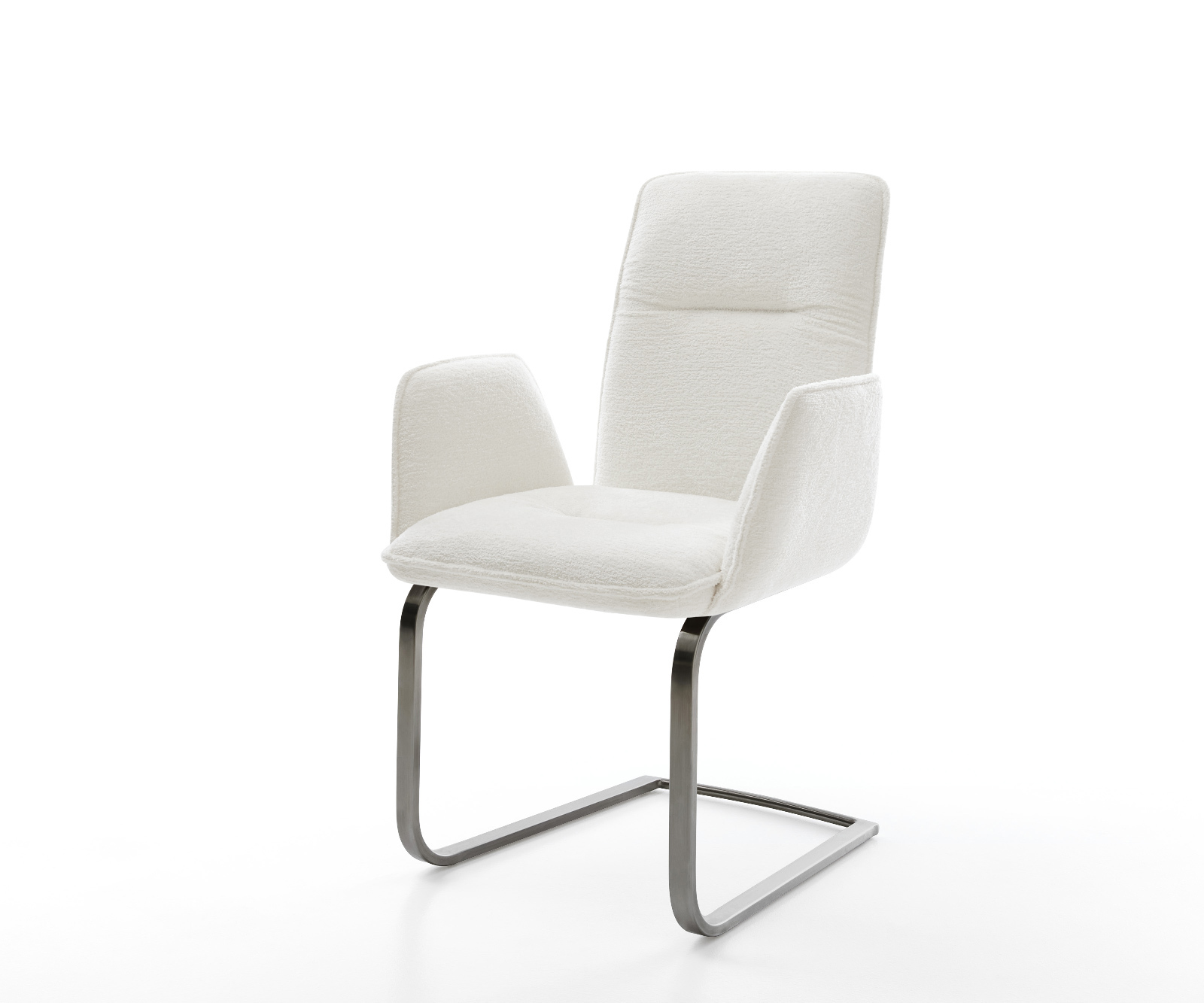 Étkezőszék Vinja-Flex bouclé puha bézs étkezőszék lapos grafit