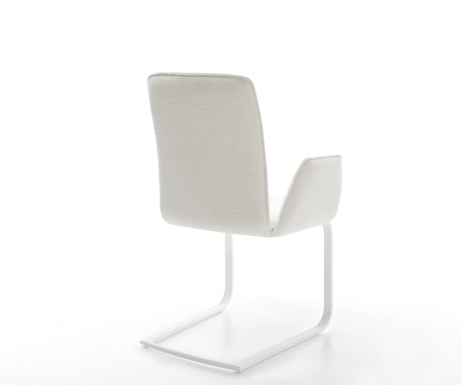 Étkezőszék Vinja-Flex bouclé puha bézs étkezőszék lapos fehér - Image 5