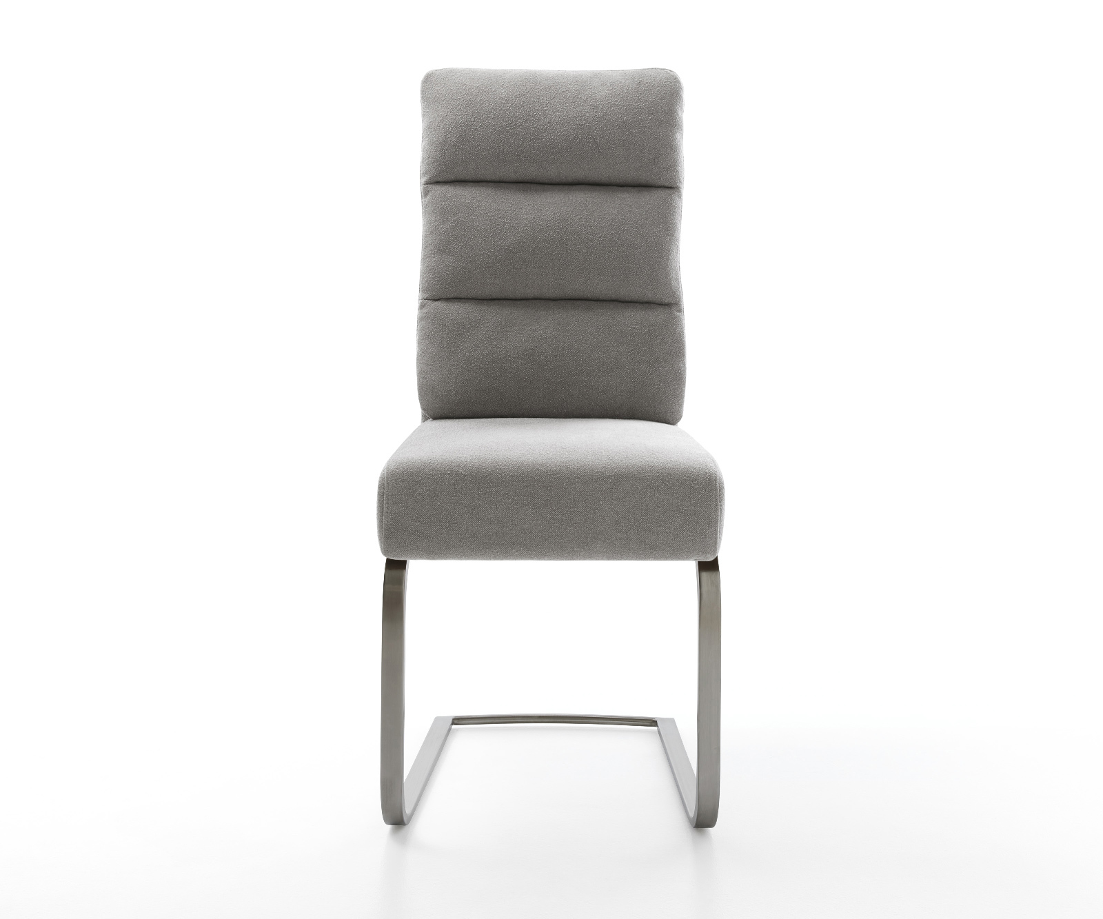 Étkezőszék Pela-Flex strukturált szövet puha szürke konzolos lapos antracit zsákrugós - Image 2