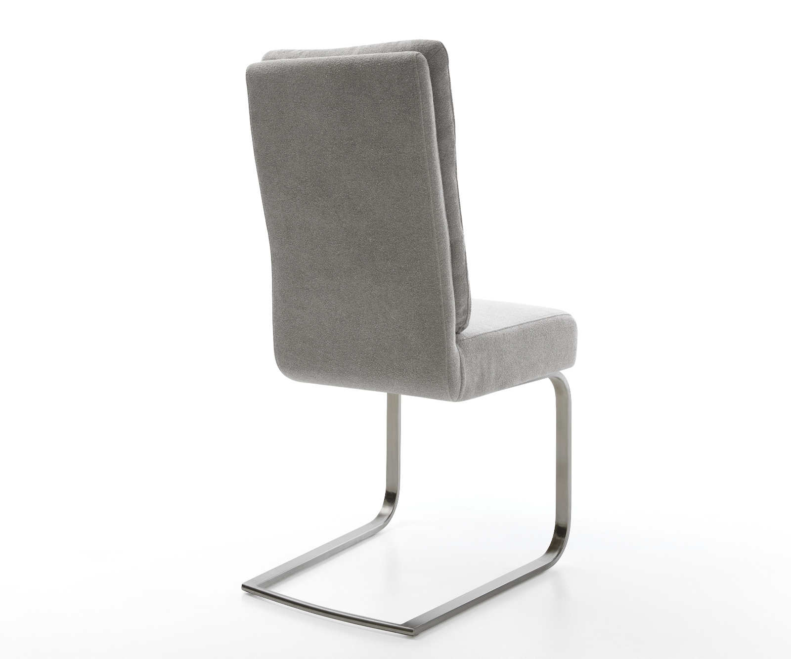 Étkezőszék Pela-Flex strukturált szövet puha szürke konzolos lapos antracit zsákrugós - Image 5