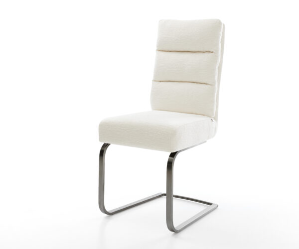 Étkezőszék Pela-Flex bouclé puha bézs étkezőszék lapos antracit zsákrugó