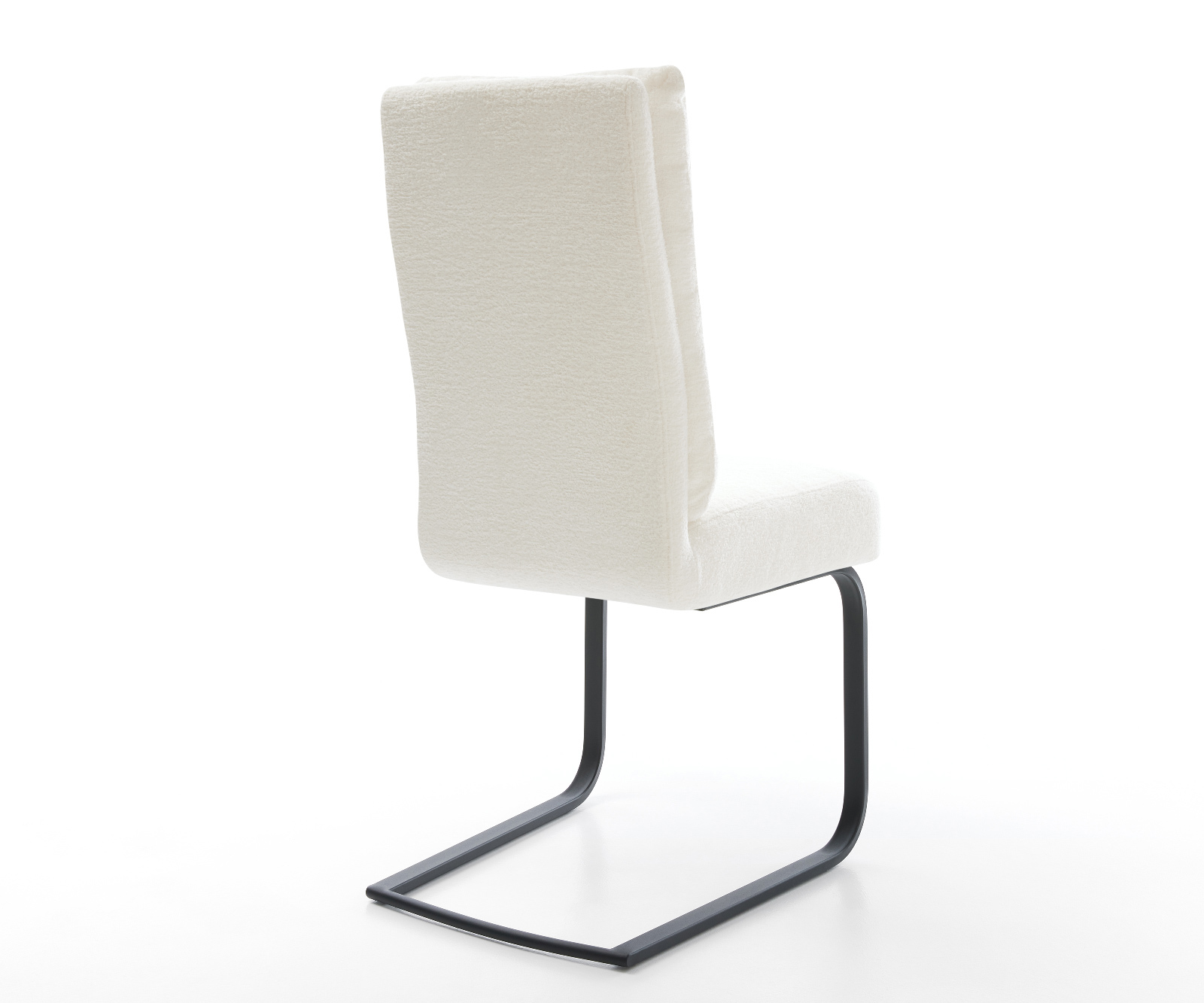 Étkezőszék Pela-Flex bouclé puha bézs étkezőszék lapos fekete zsákrugós - Image 5