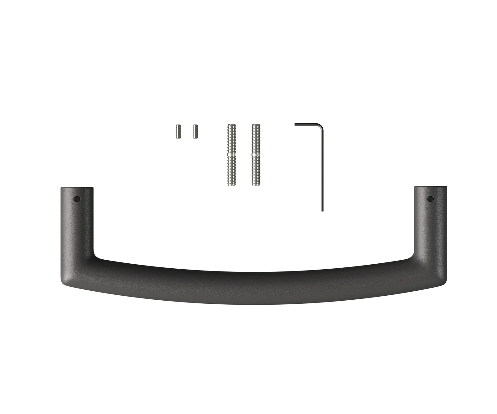 Székfogantyú Flex kerek fém fekete - Image 2