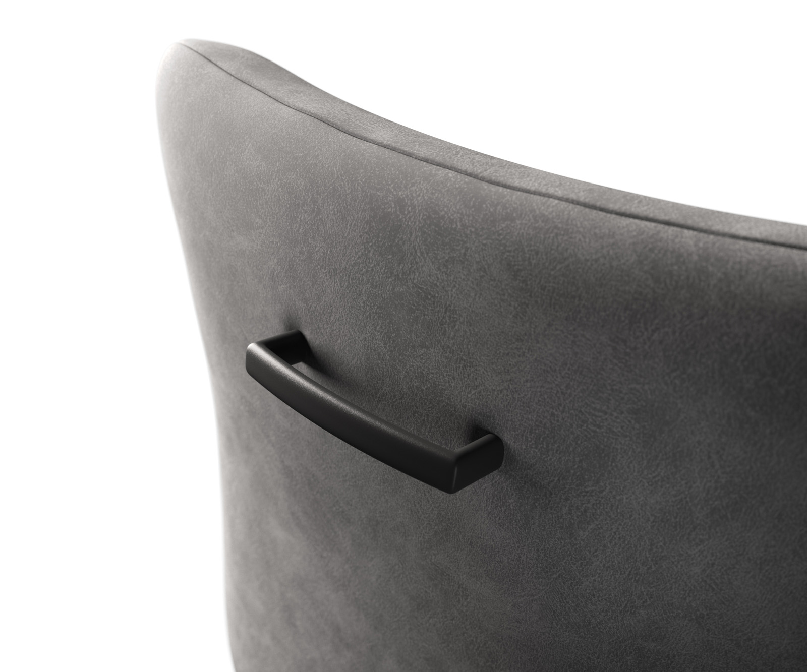 Székfogantyú Flex laposacél fekete