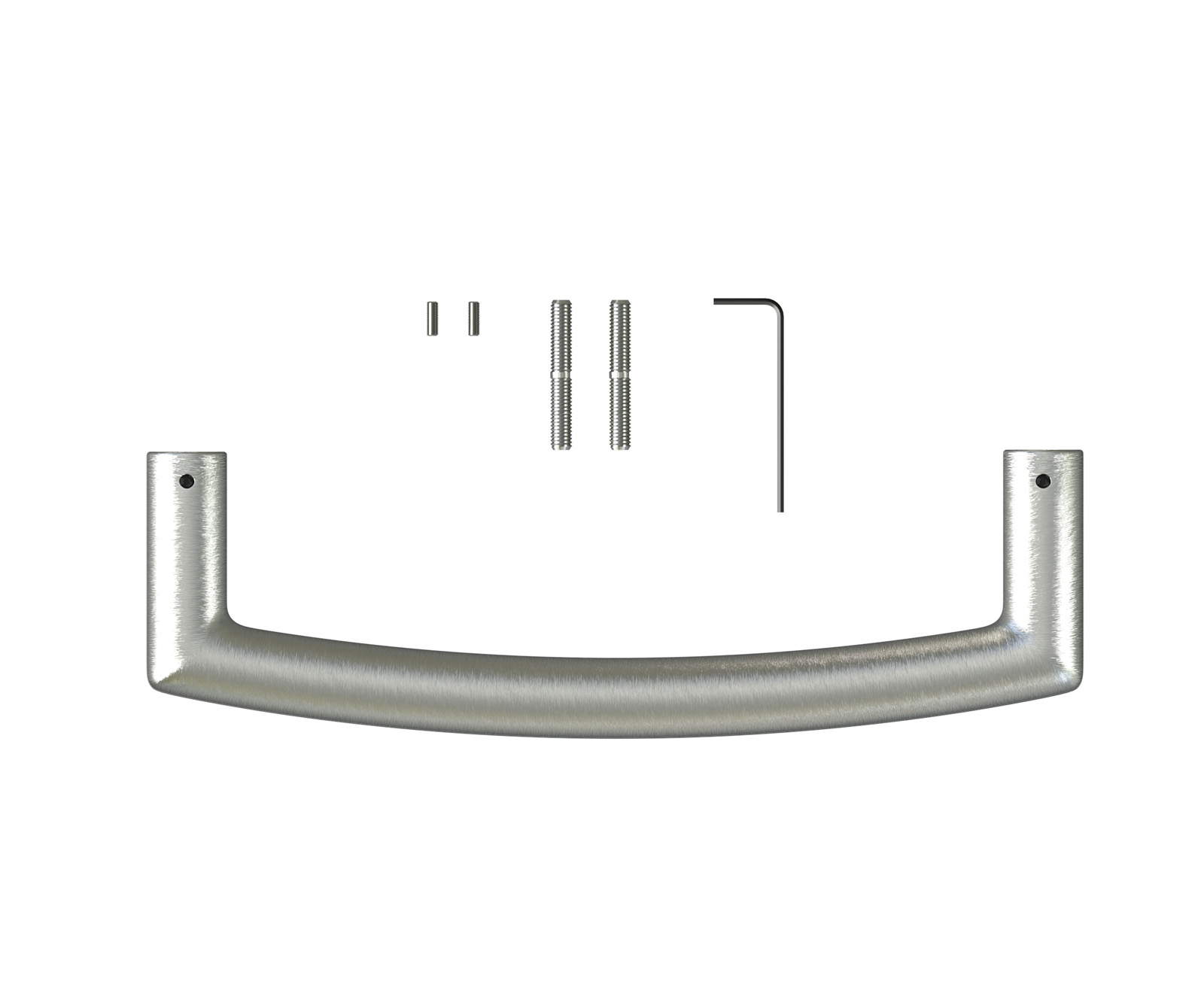 Bárszék fogantyú Flex kerek rozsdamentes acél ezüst - Image 2