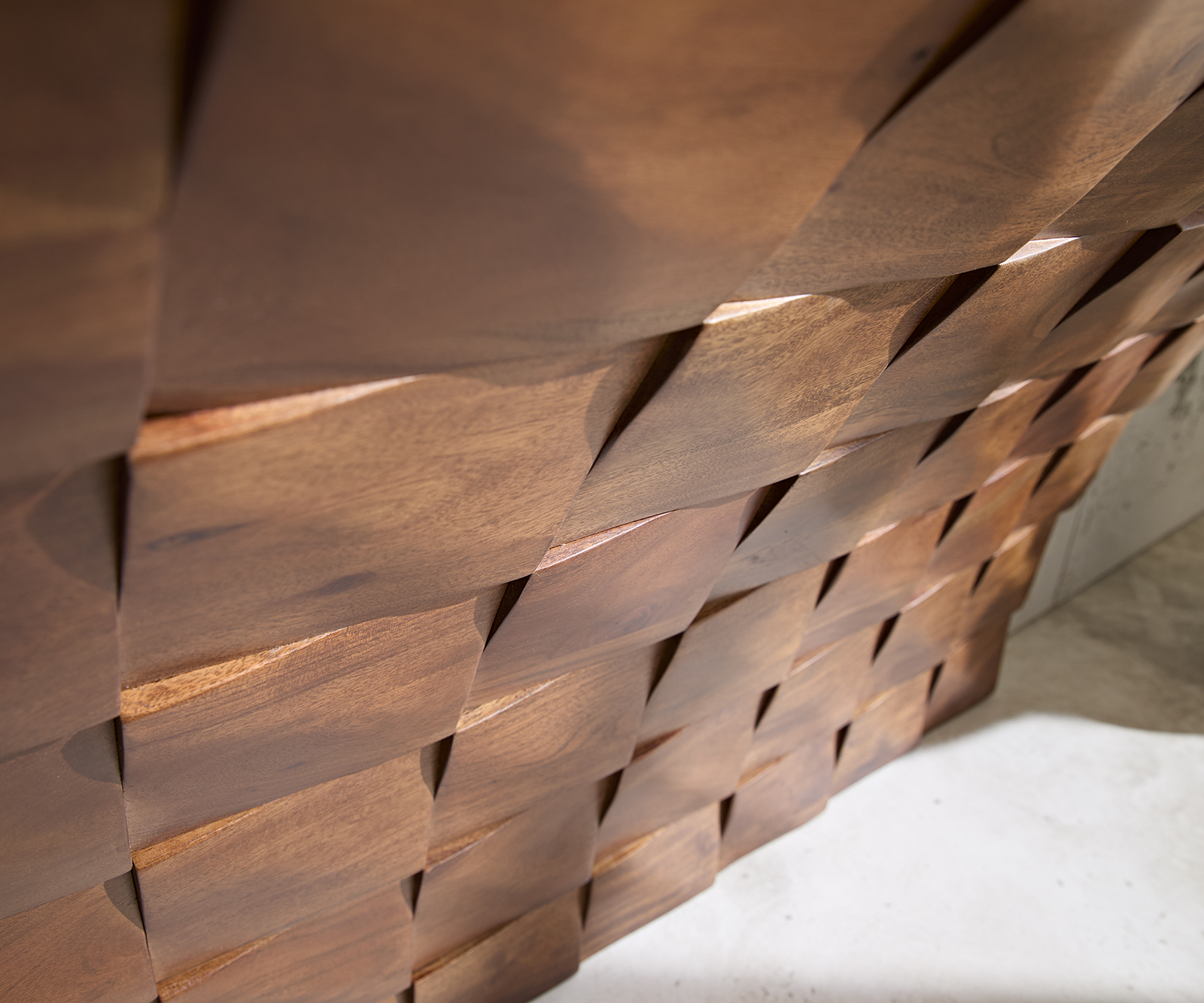 Konzolasztal Eremos 120x35 cm akác barna - Image 6