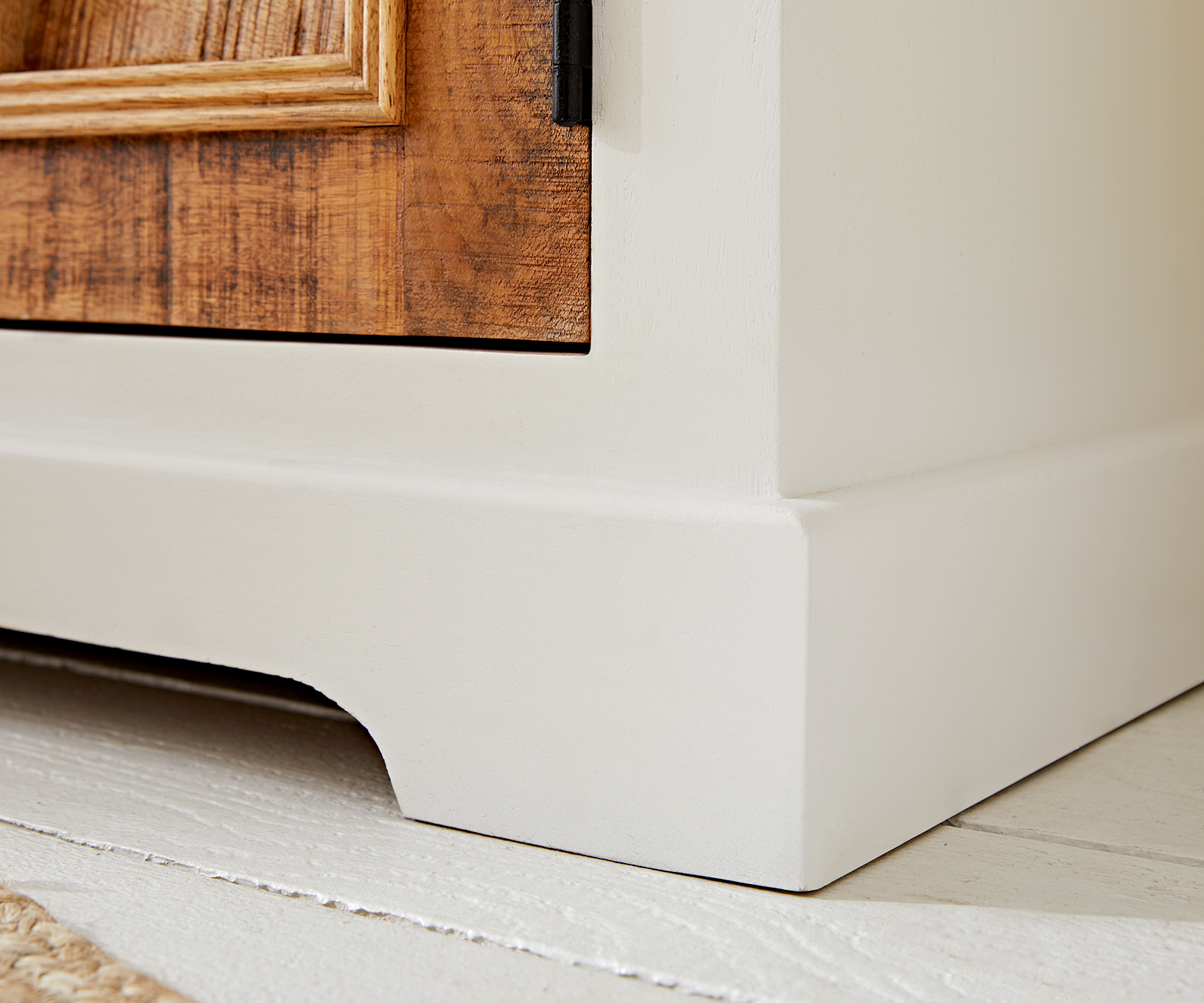 Szekrény Casa 45x190 cm mango fehér természetes - Image 3