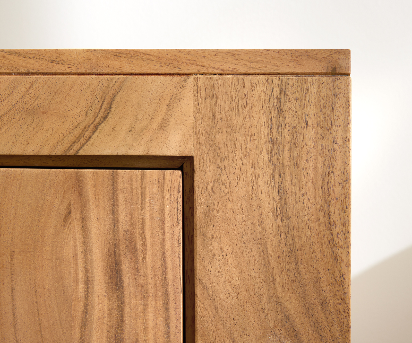 Szekrény Solidu 45x185 cm akác természetes - Image 6