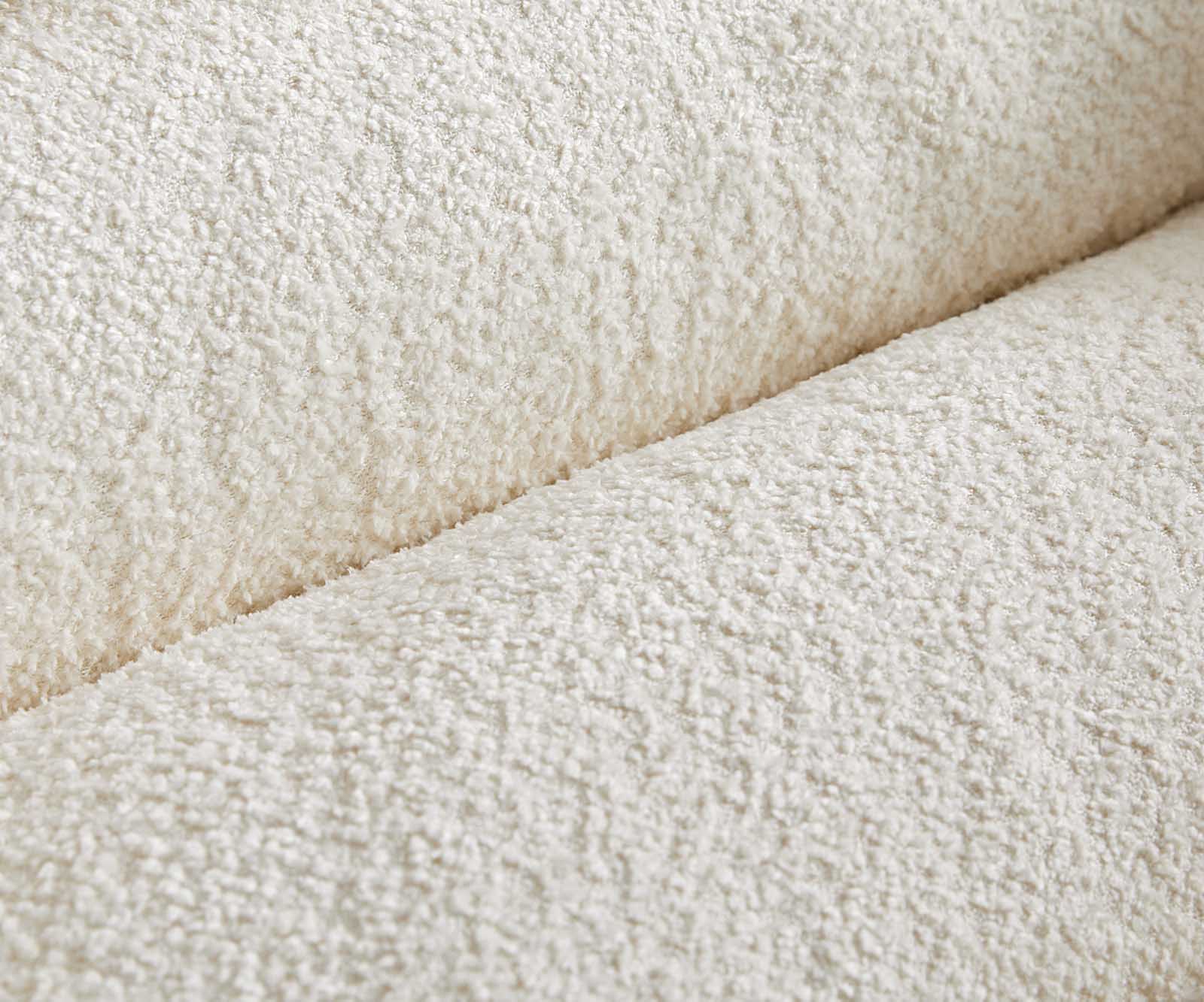 Szövetminta Flex bouclé fehér