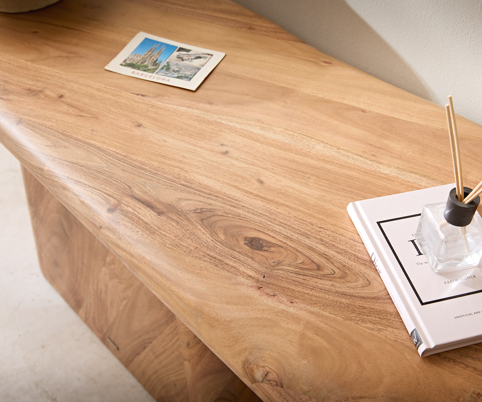 Konzolasztal Suva 180x45 cm akác természetes - Image 6