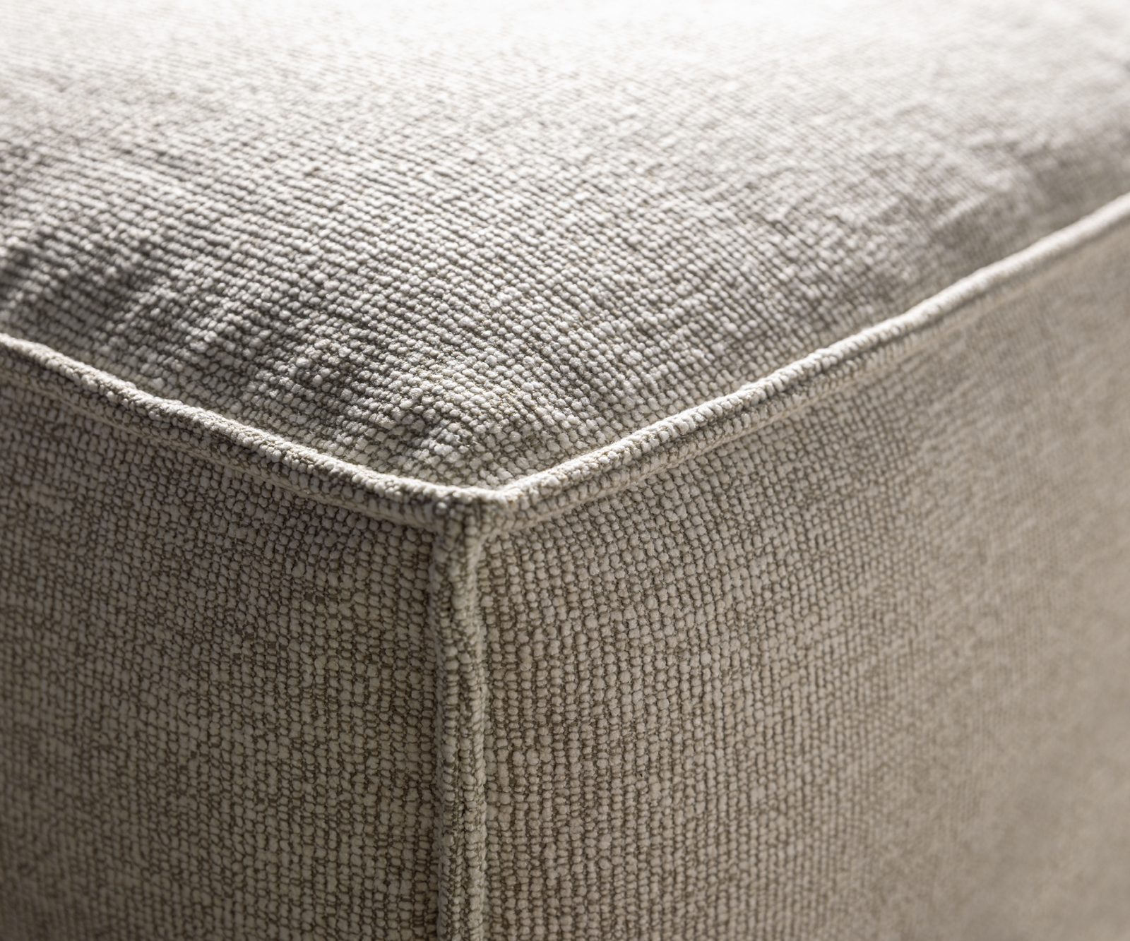 Sarokkanapé Freestyle 310x200 cm szövött szövet puha bézs szegélyezés - Image 5