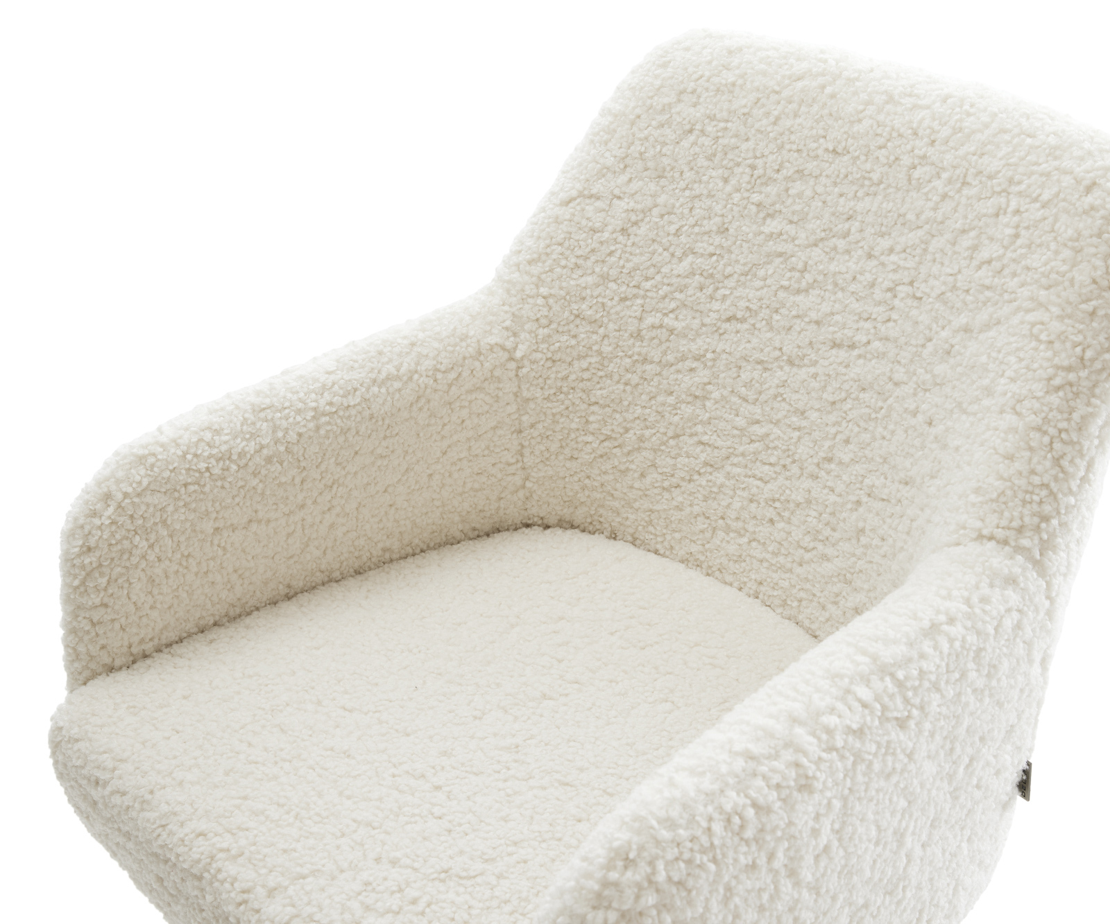 Étkezőszék Greg-Flex mikroszálas bézs konzolos láb lapos titánszínű hatású zsákrugós - Image 4