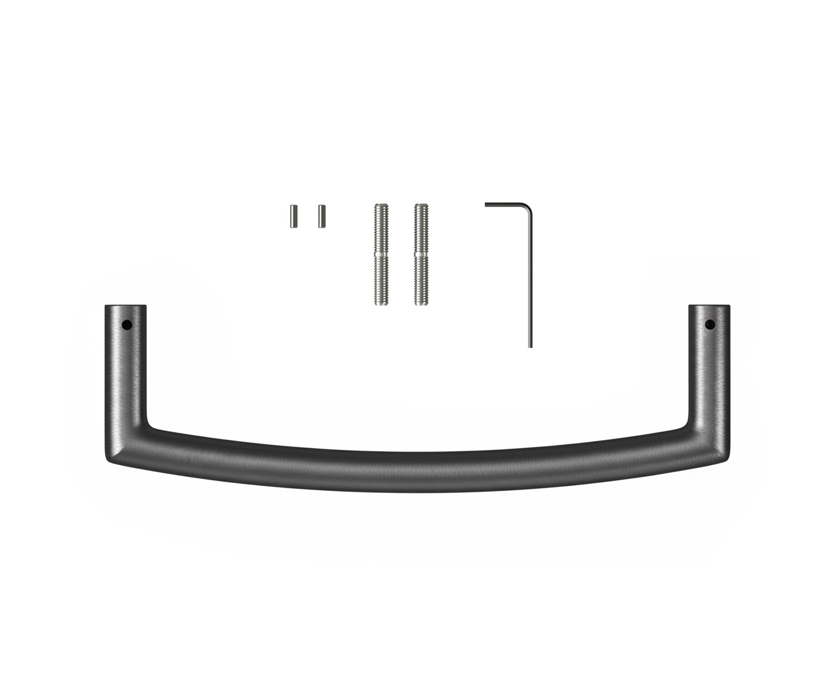 Székfogantyú Flex laposacél rozsdamentes acél grafit - Image 2