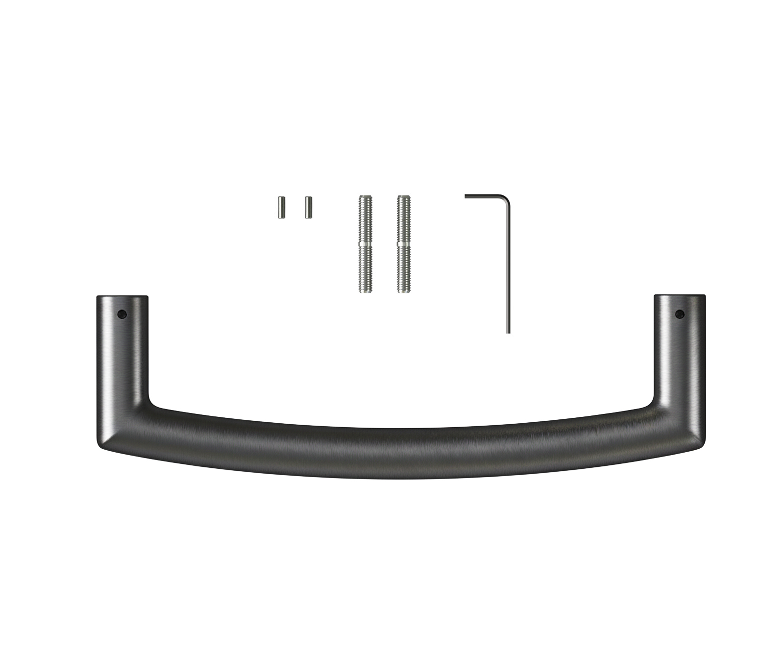 Székfogantyú Flex kerek rozsdamentes acél grafit - Image 2