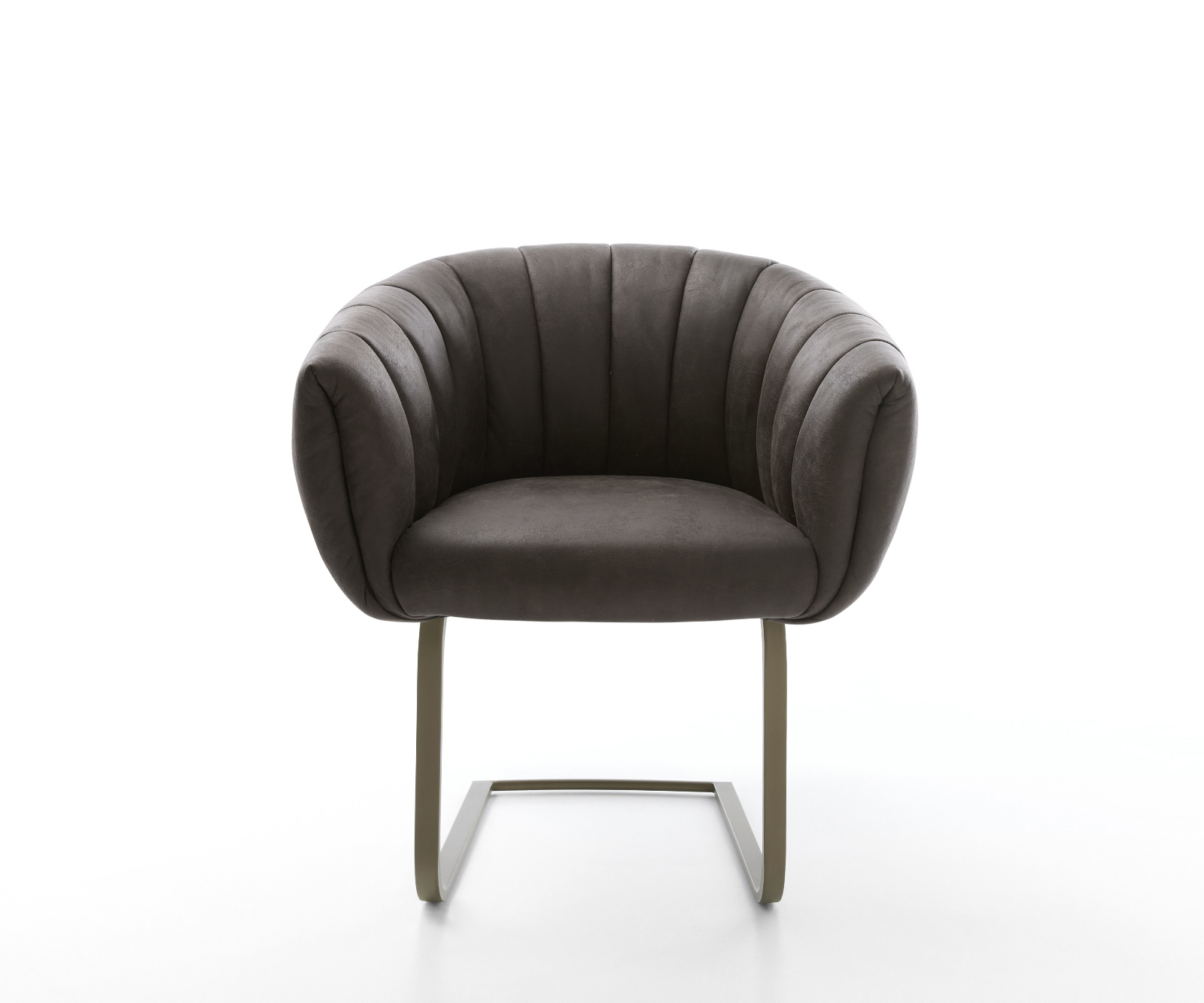 Étkezőszék Jada-Flex mikroszálas antracit vintage étkezőszék lapos titán színű hatás zsákrugós - Image 2