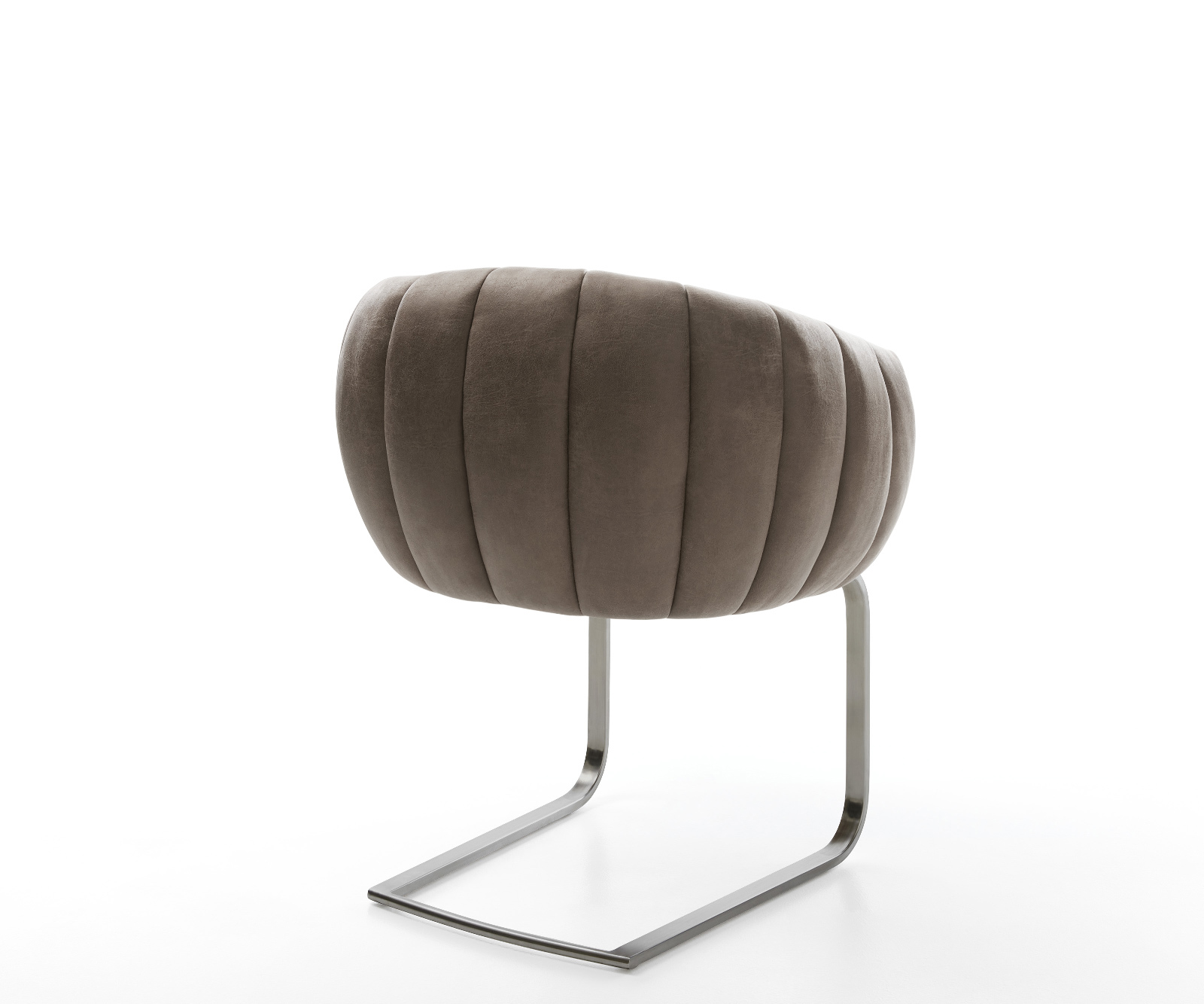 Étkezőszék Jada-Flex mikroszálas taupe vintage konzolos lapos antracit zsákrugó - Image 5