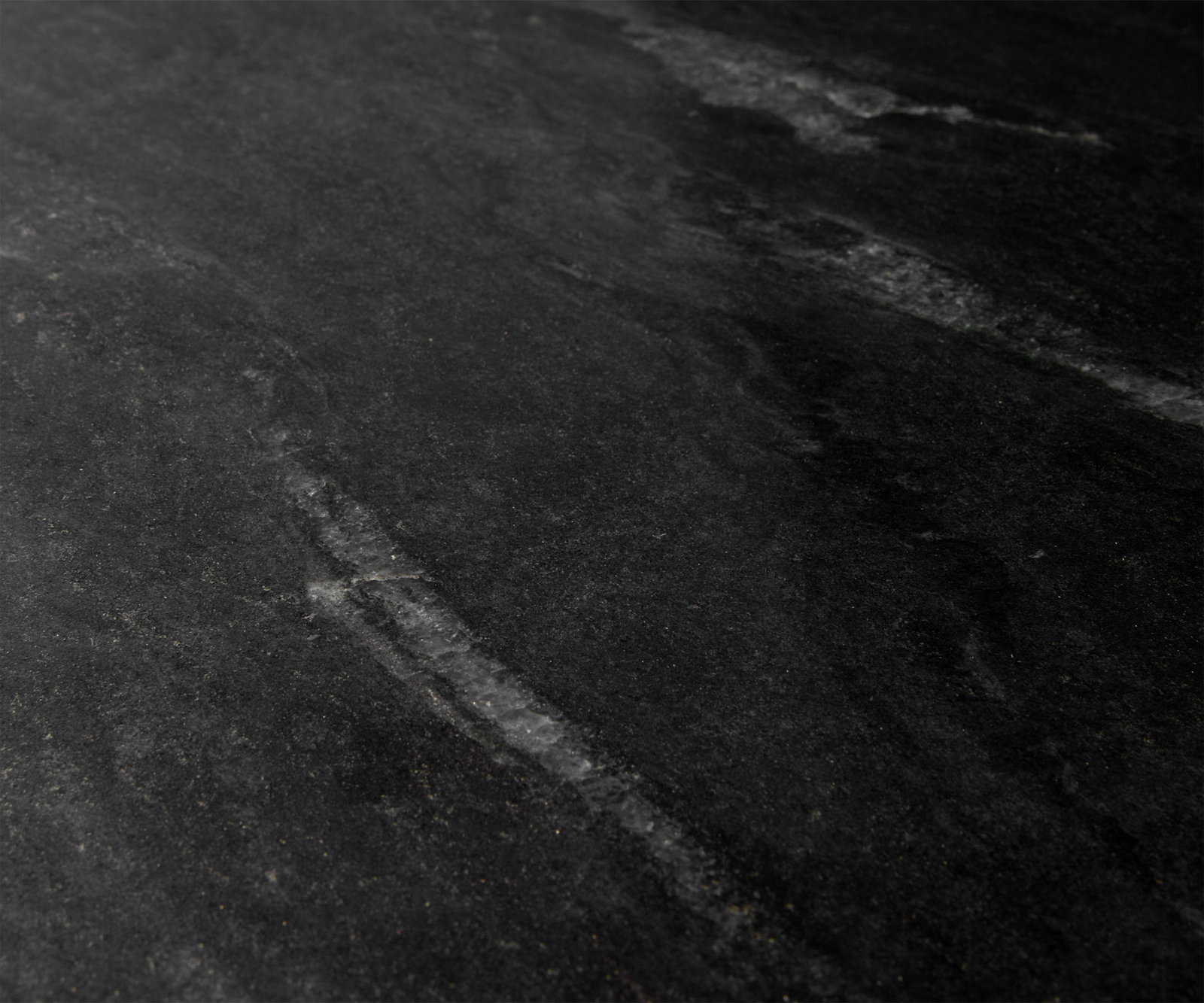 Étkezőasztal Adenza kerek 140x140 cm márvány fekete ezüst fém Black Antique - Image 3