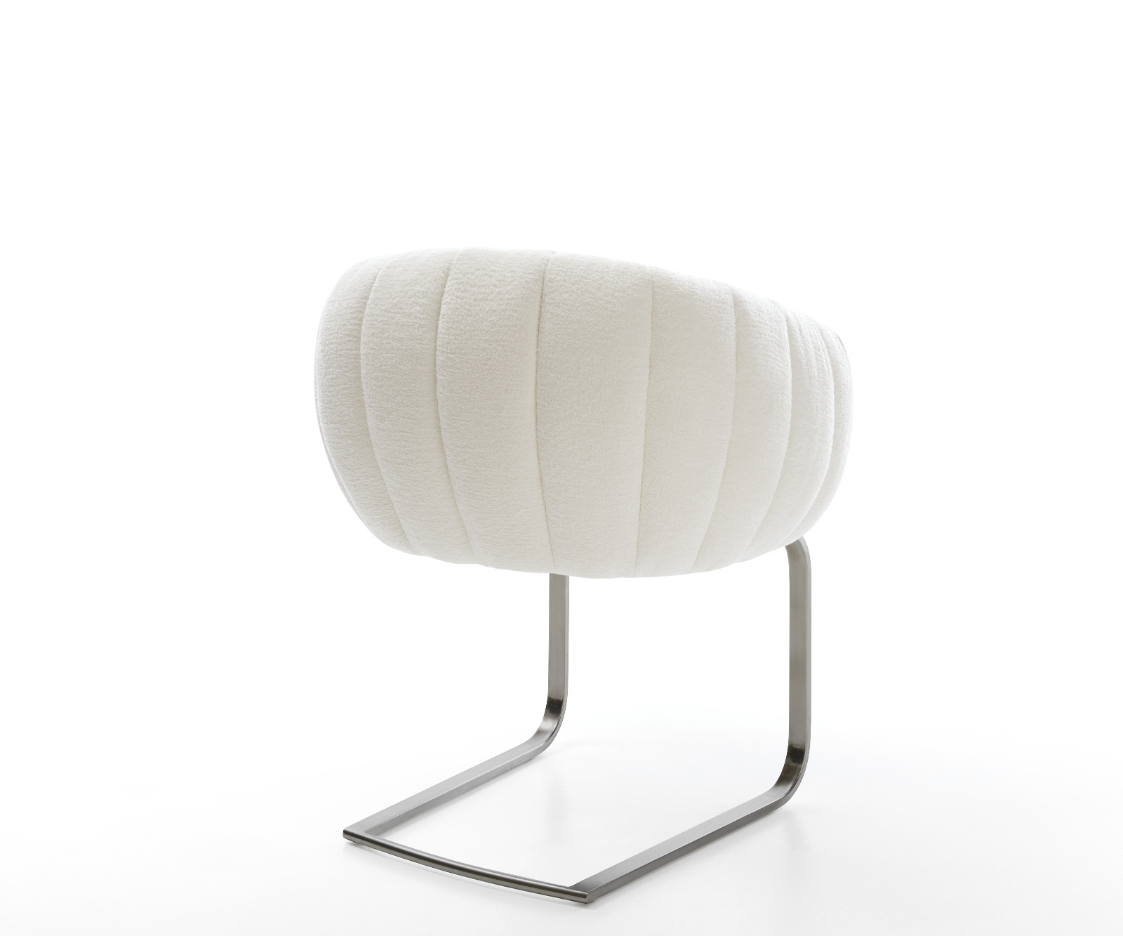 Étkezőszék Jada-Flex bouclé puha bézs konzolos lapos antracit zsákrugós - Image 5