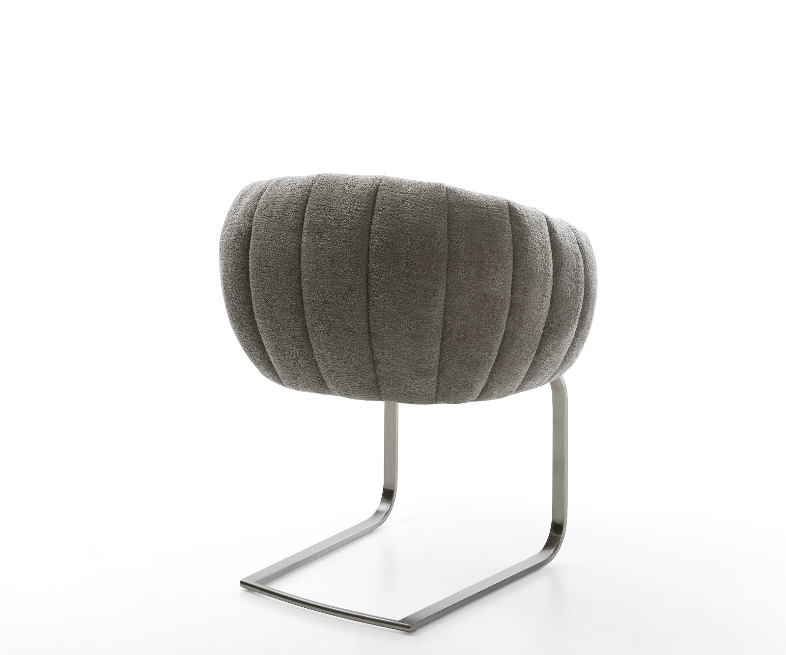 Étkezőszék Jada-Flex bouclé puha sötét bézs étkezőszék lapos antracit zsákrugó - Image 5