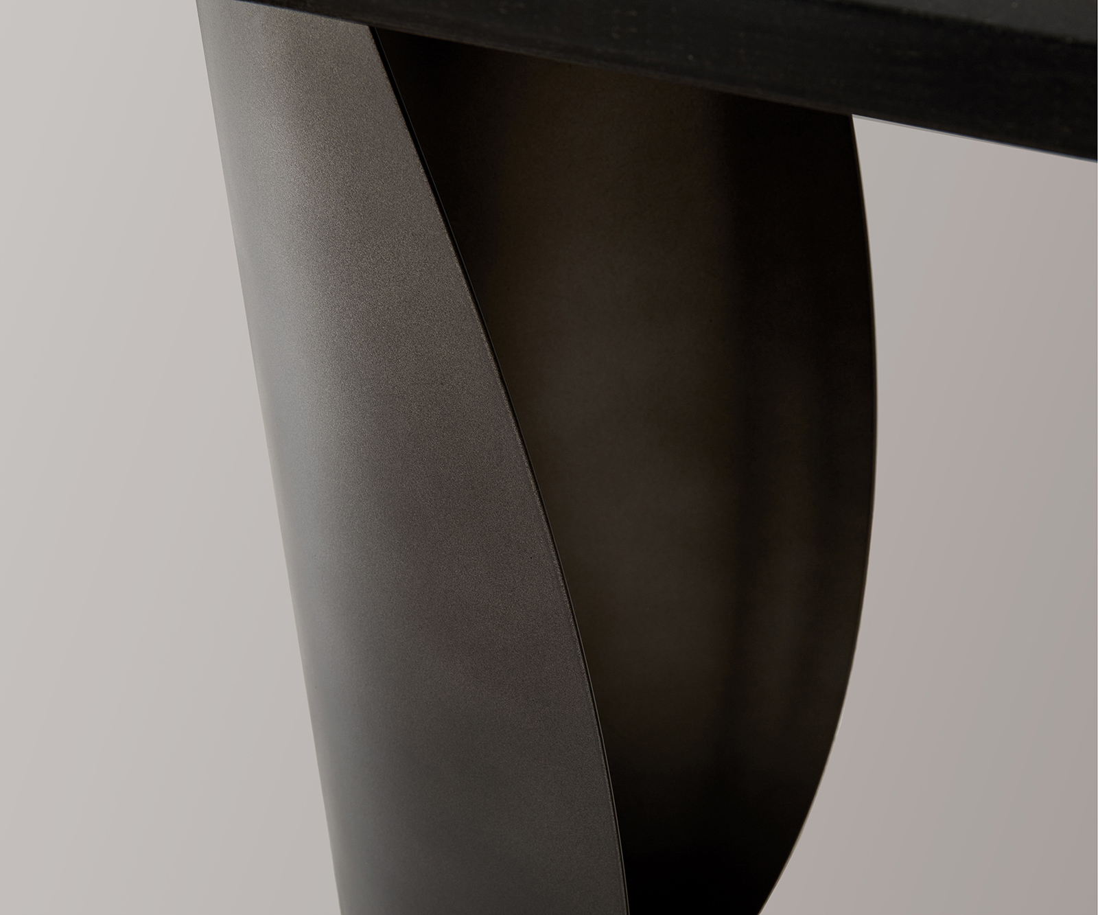 Konzolasztal Solena 135x40 cm márvány fekete ezüst fém fekete vintage - Image 5