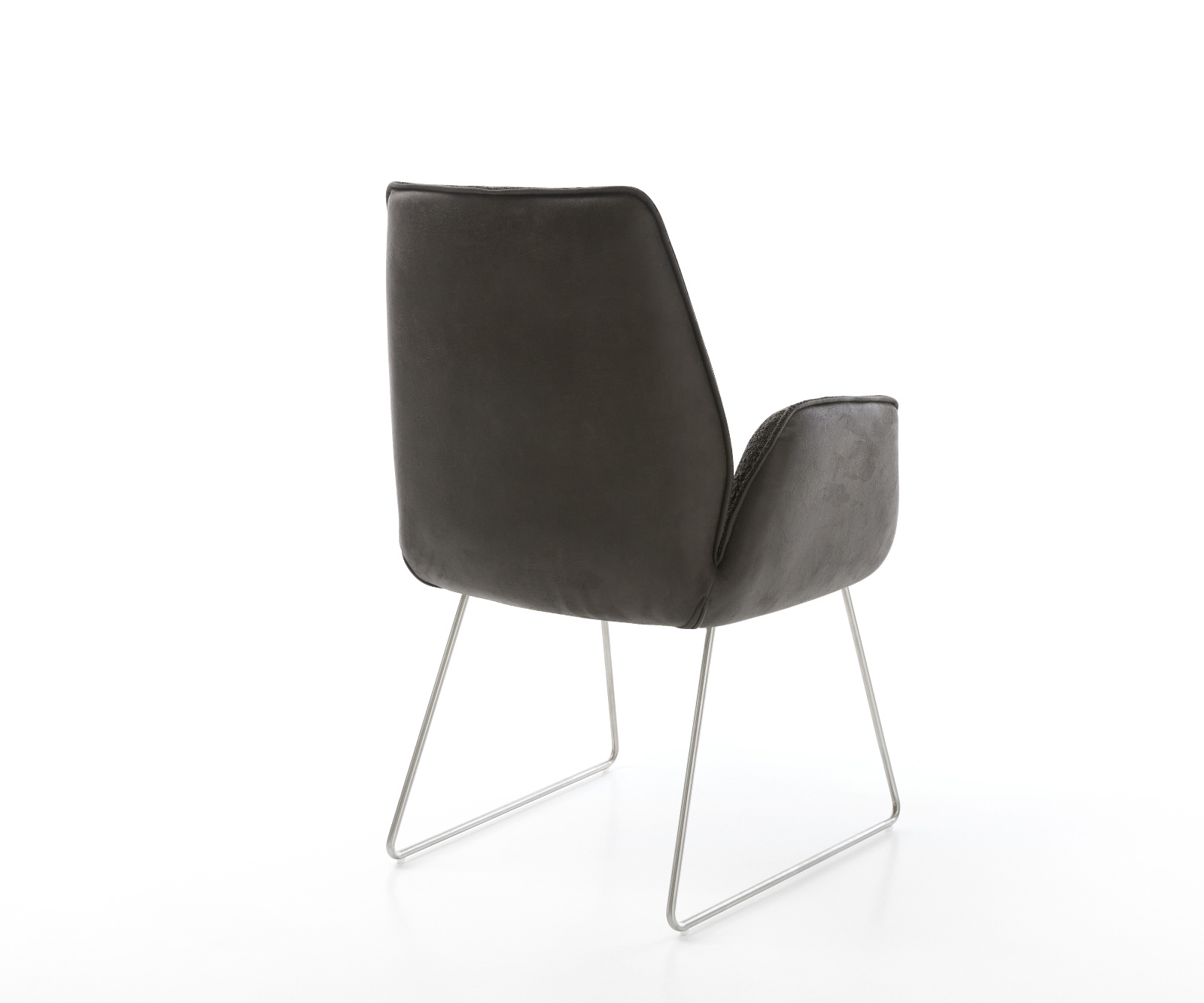 Étkezőszék Zoa-Flex vegyes anyagok fekete vékony láb rozsdamentes acél zsákrugó - Image 5