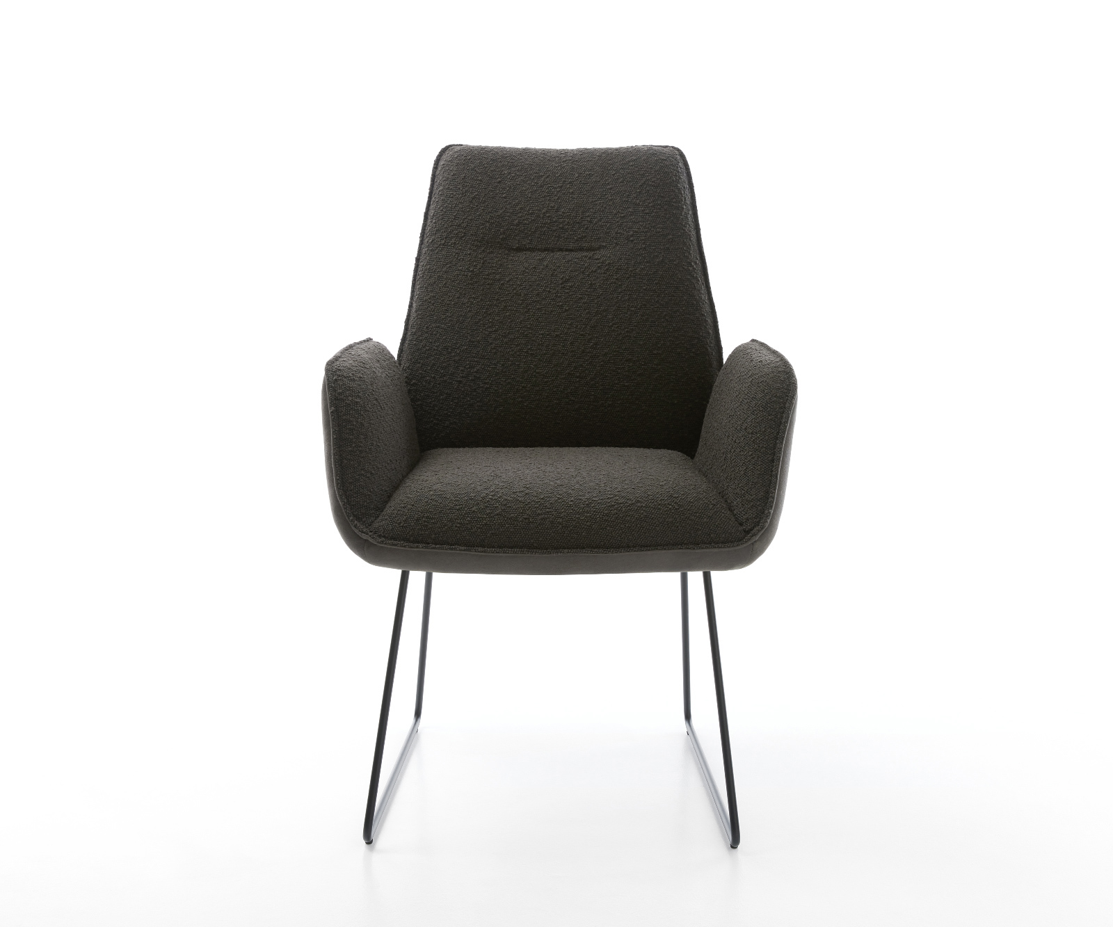 Étkezőszék Zoa-Flex vegyes anyagok fekete vékony láb fekete zsákrugó - Image 2