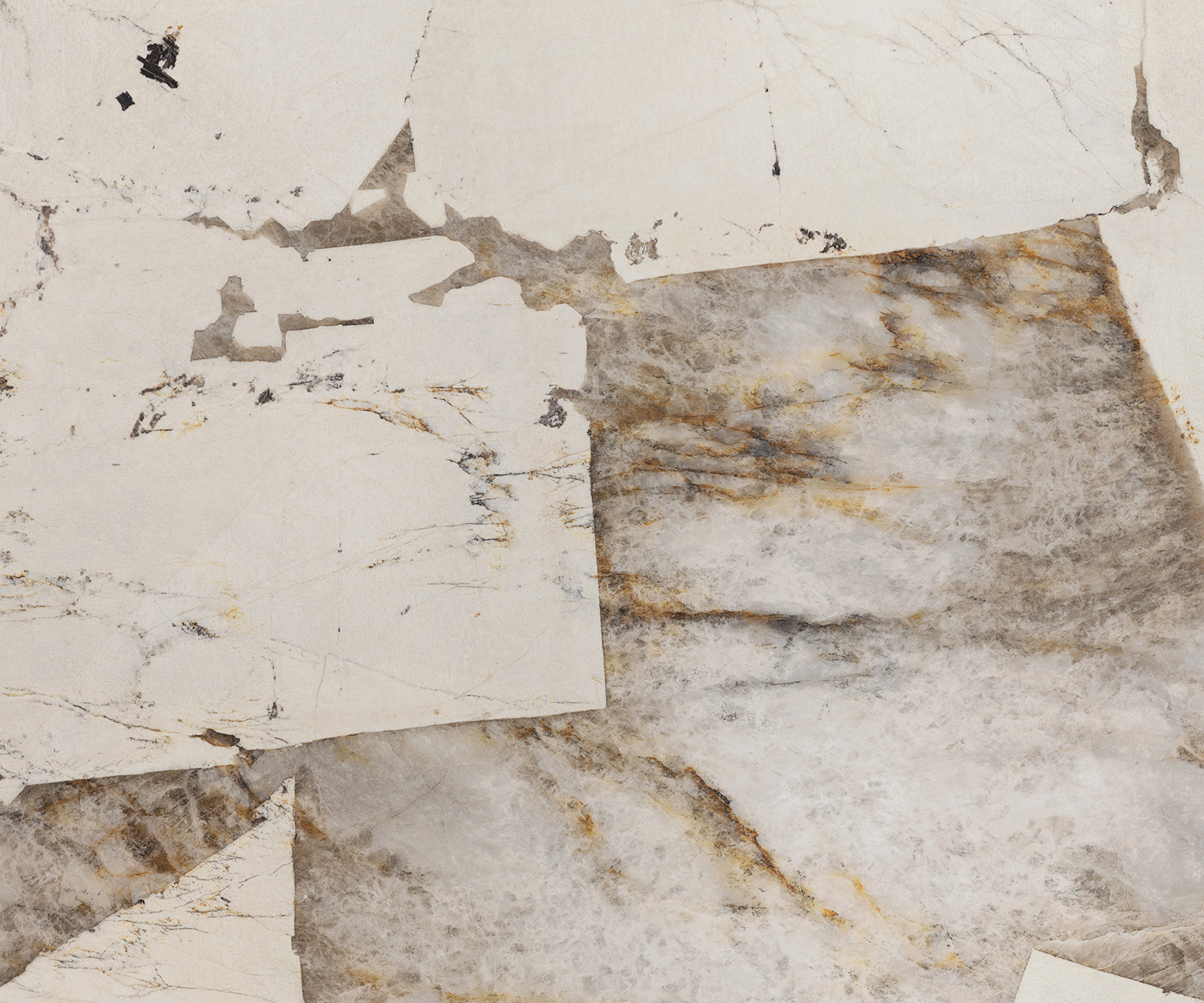 Étkezőasztal Edge ovális 220x120 kerámia Iris FMG Patagonia Lappato W alakú fém láb titán effektfinish - Image 3