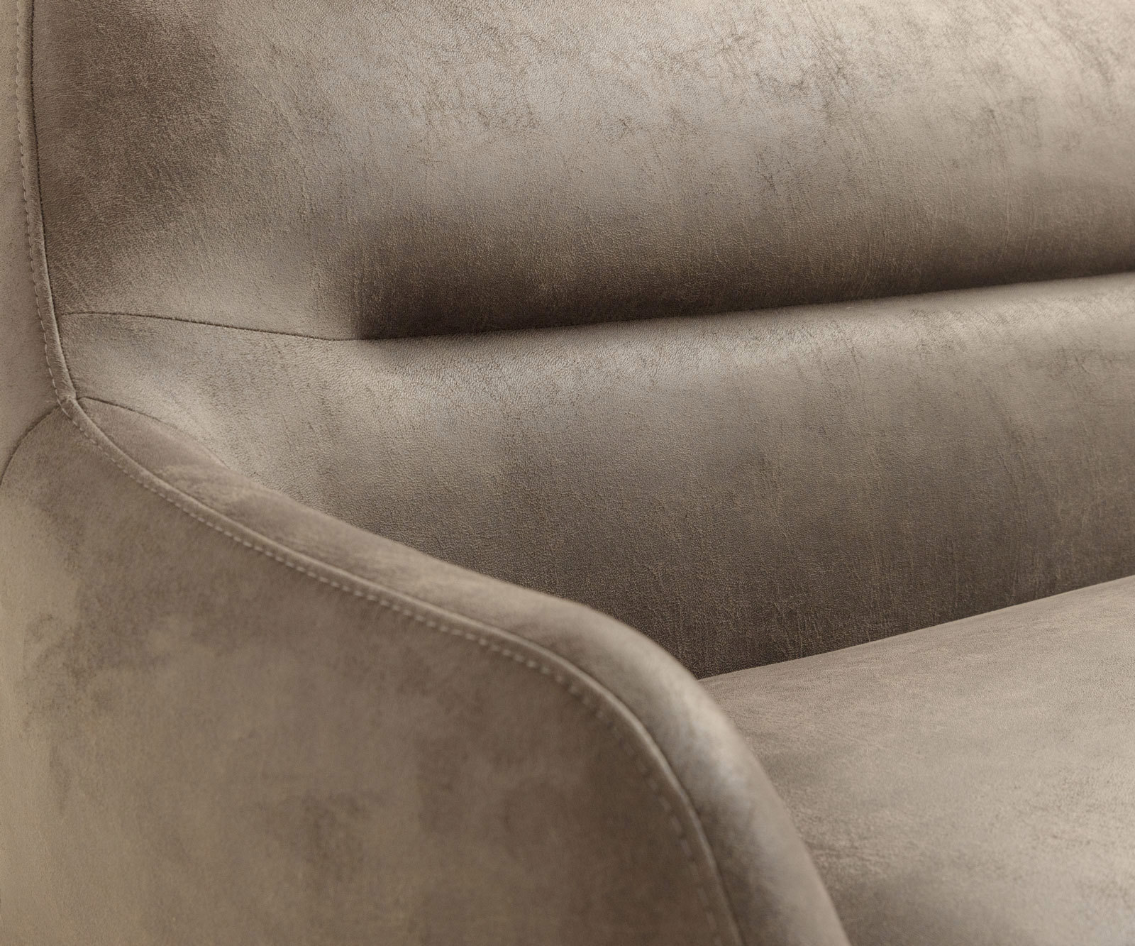 Étkezőpad Taya-Flex 200 cm mikroszálas bézs vintage kereszt láb szögletes grafit zsákrugó - Image 7