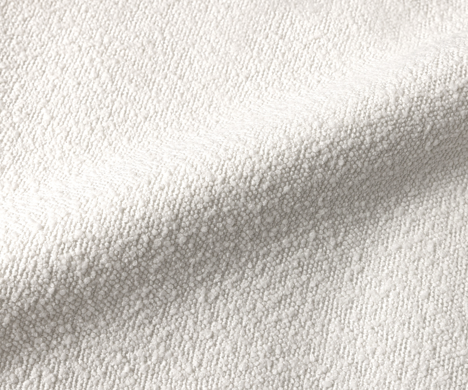 Étkezőpad Taya-Flex 200 cm bouclé krémfehér kereszt láb szögletes titán színű hatás zsákrugós - Image 3