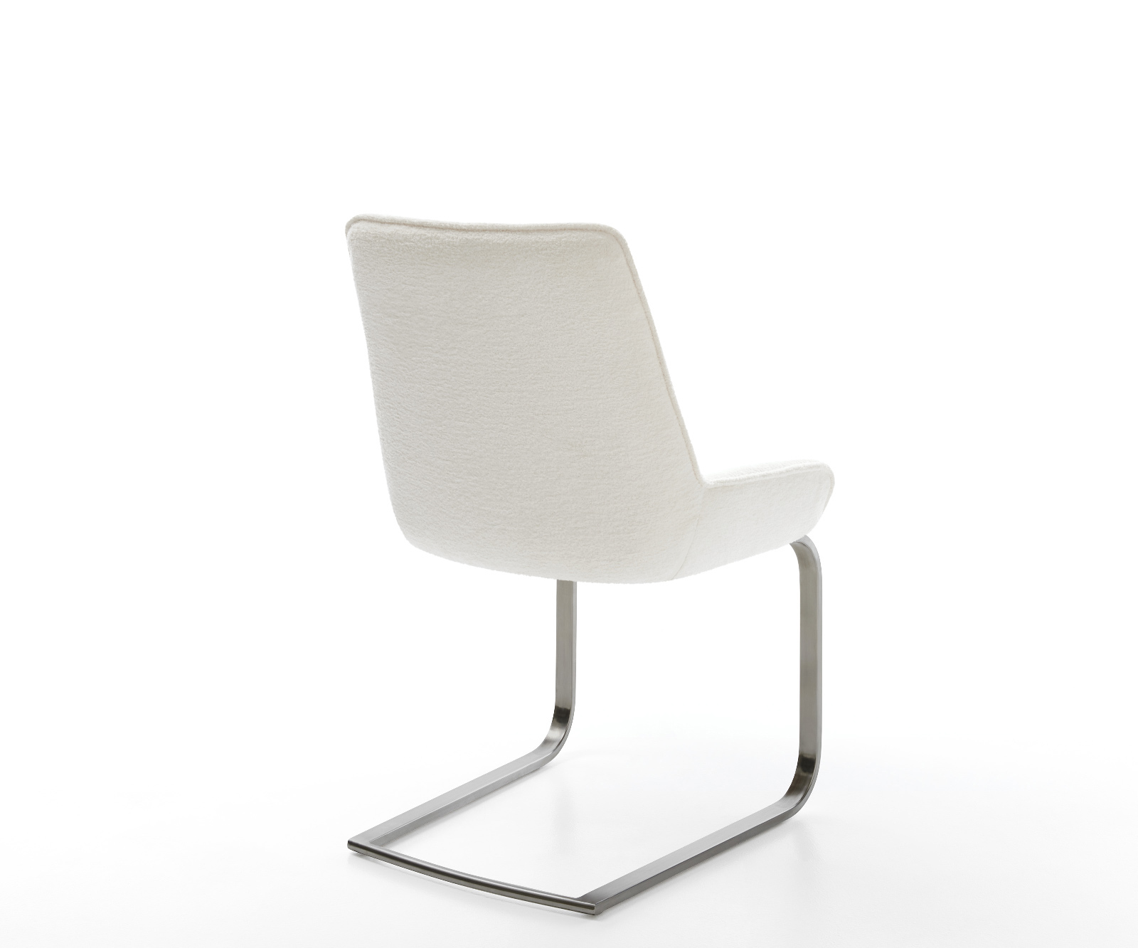 Étkezőszék Taimi-Flex bouclé puha bézs konzolos lapos antracit - Image 5