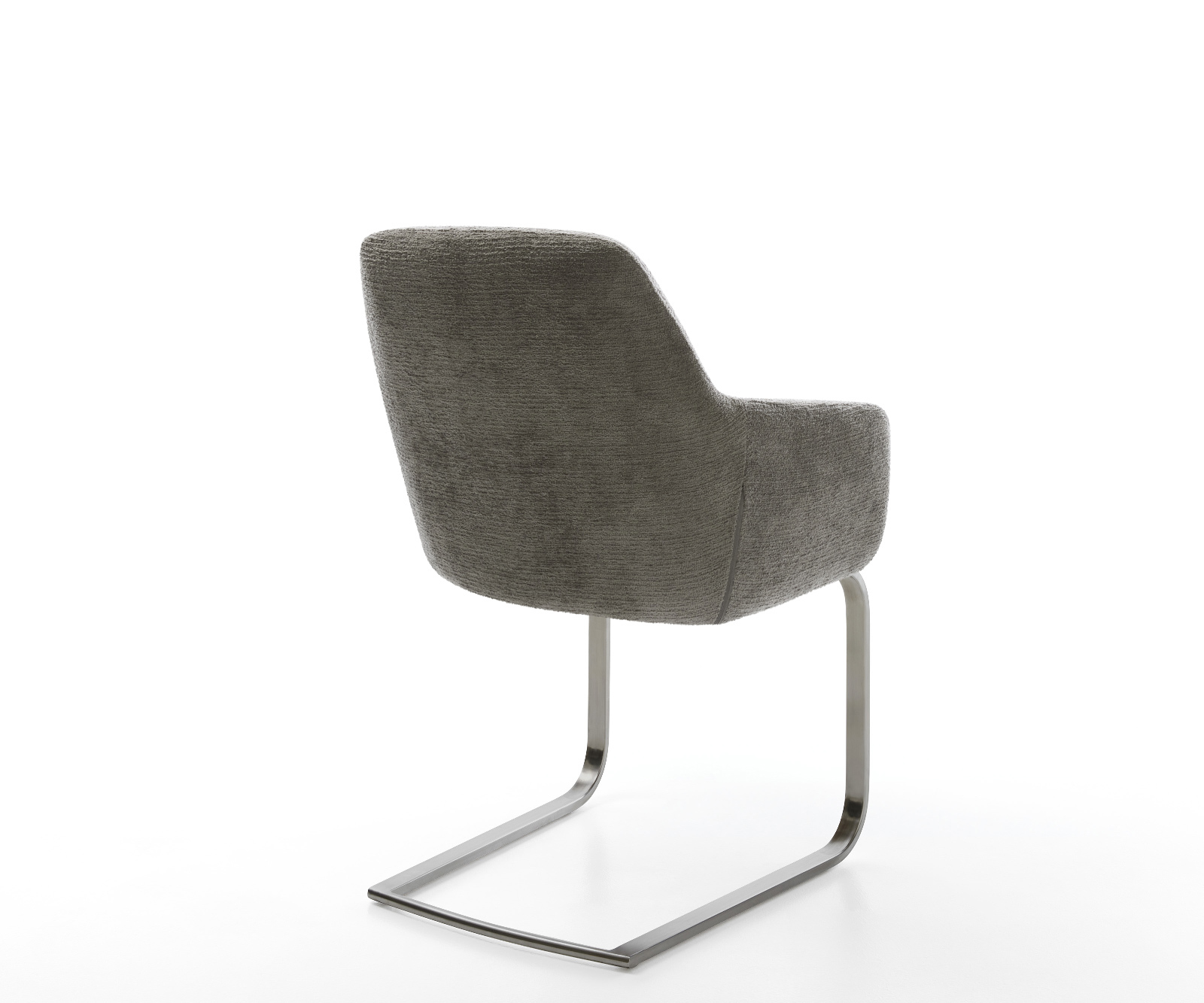 Étkezőszék Pejo-Flex bouclé puha sötét bézs konzolos lapos antracit zsákrugós - Image 5