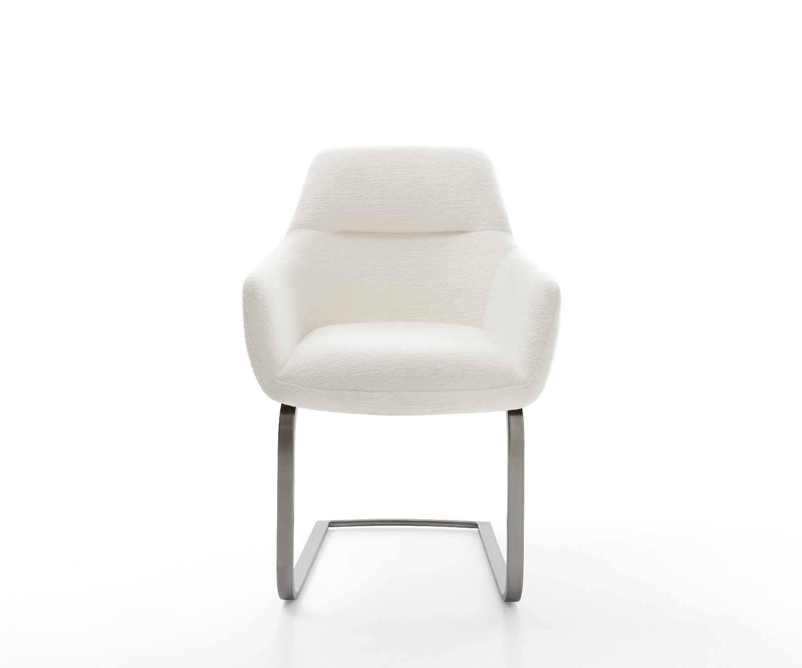 Étkezőszék Pejo-Flex bouclé puha bézs konzolos lapos antracit zsákrugós - Image 2